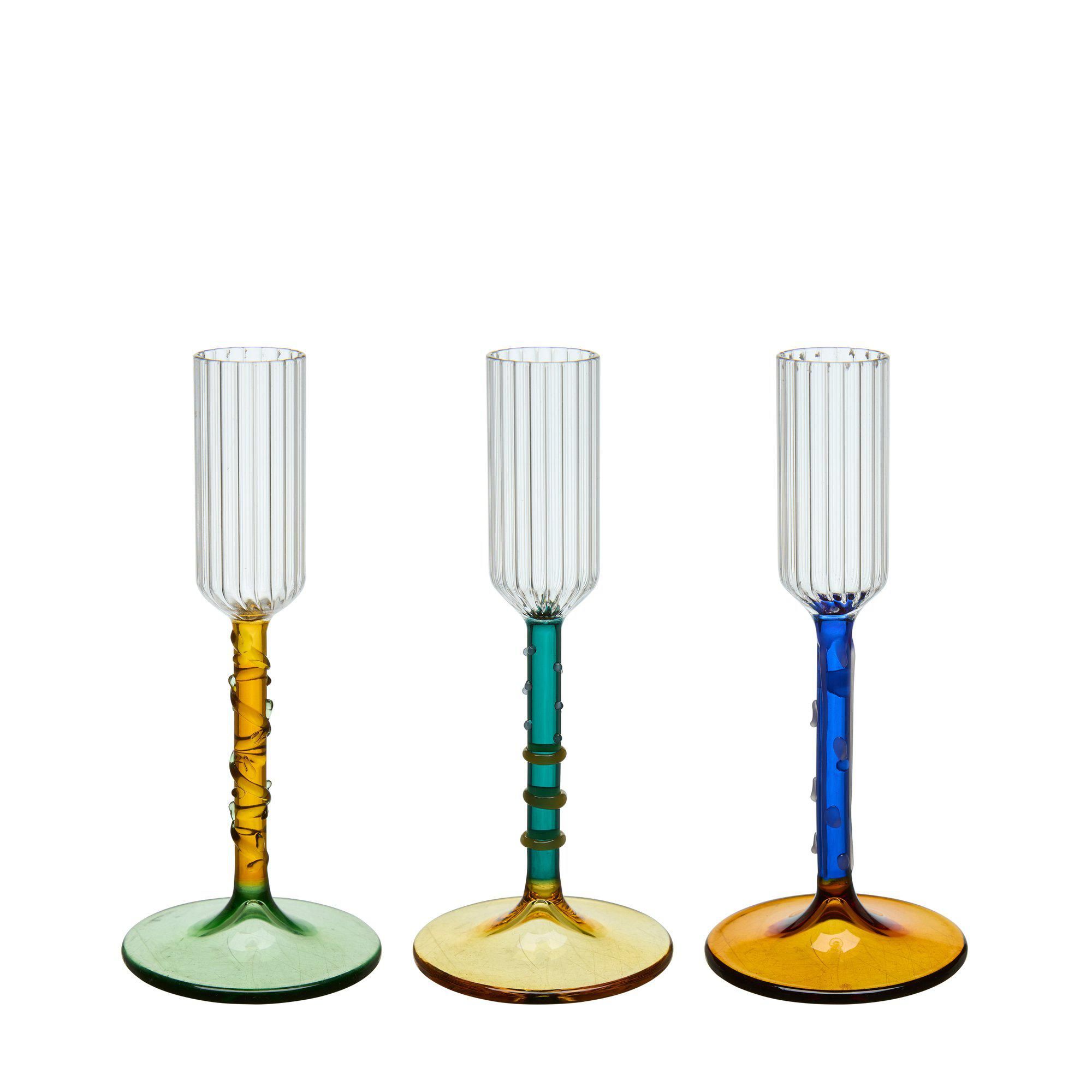 GUDRUN Candle Holder Mix Mixed - Mixed - 6x15cm