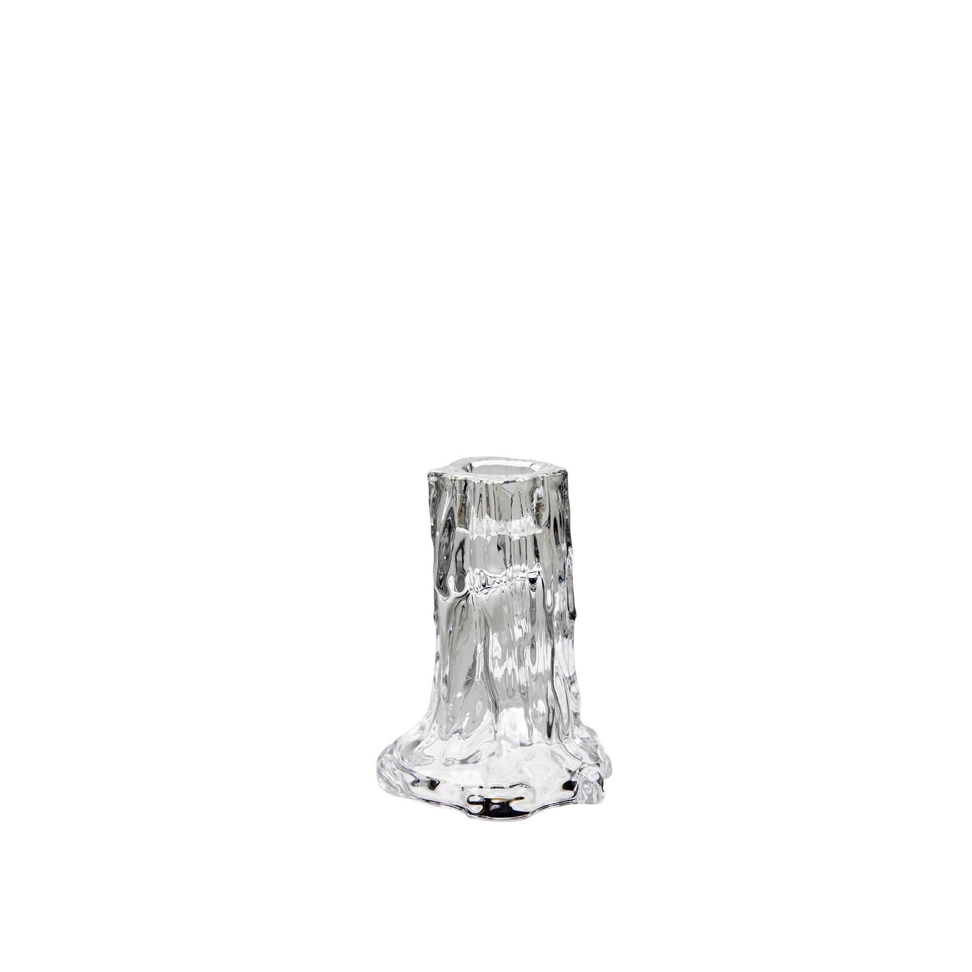 CHELSI Candle holder Clear - Clear - 9x10cm