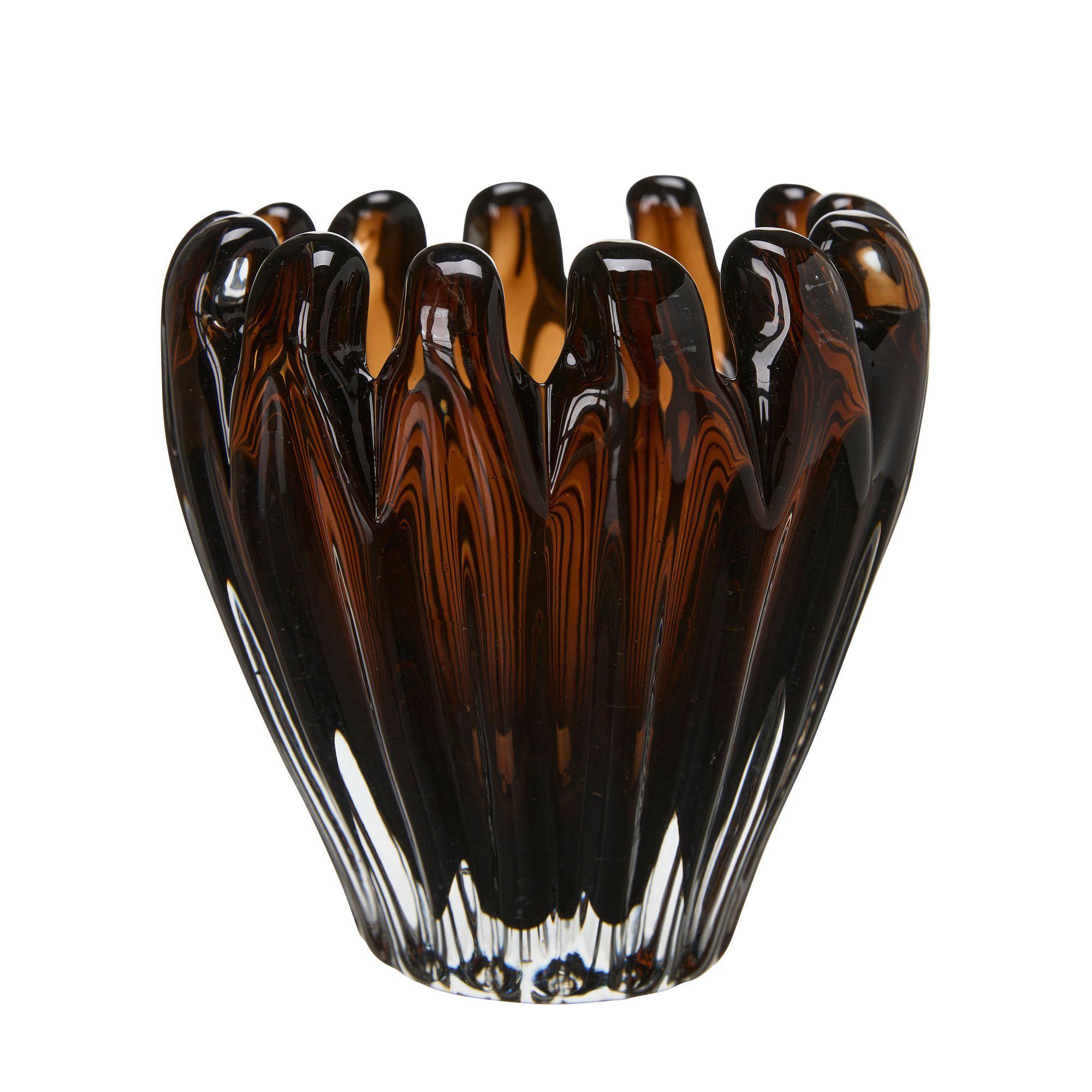 KALI Lantern Brown - Brown - 14x14cm