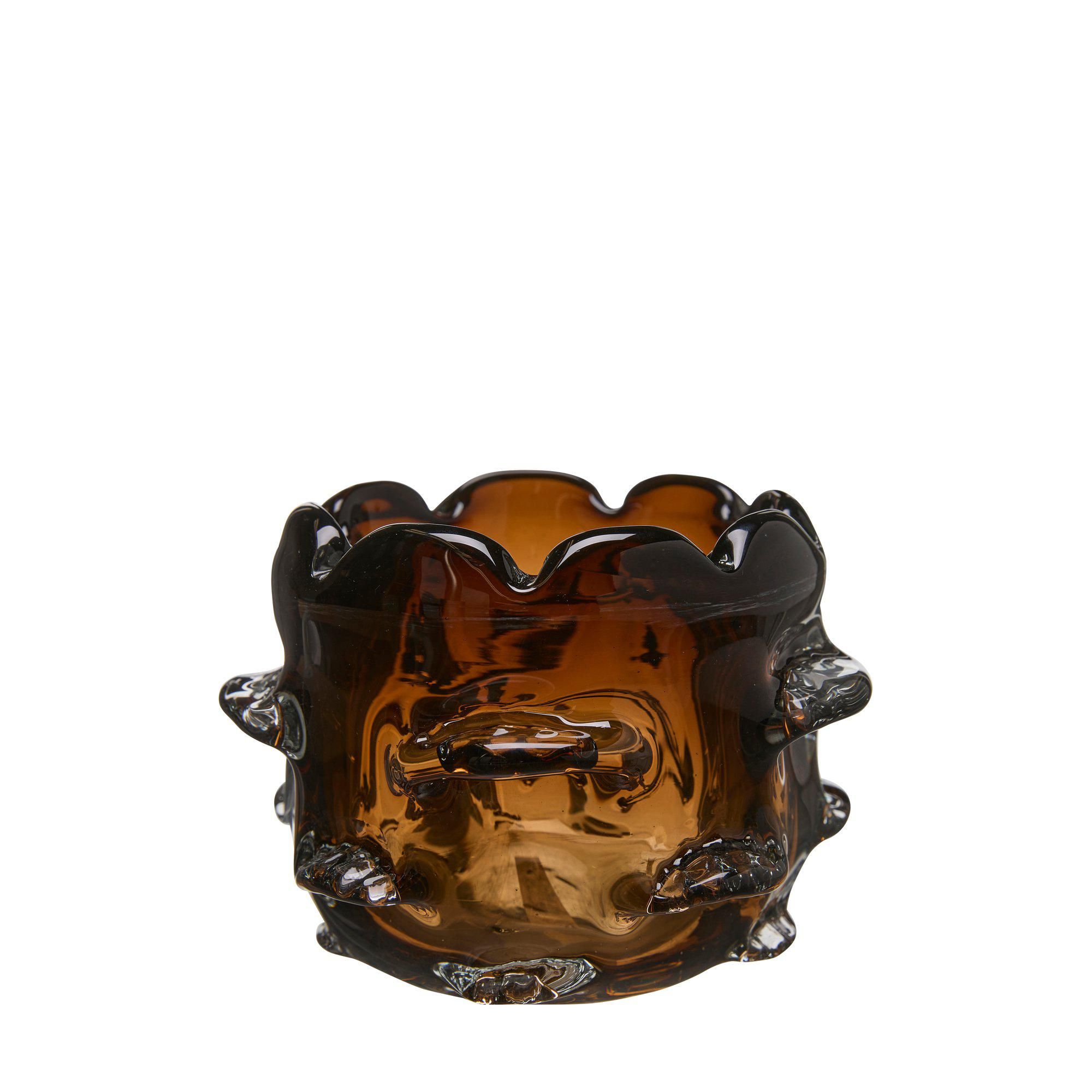 HENNY Lantern Brown - Brown - 13x10cm
