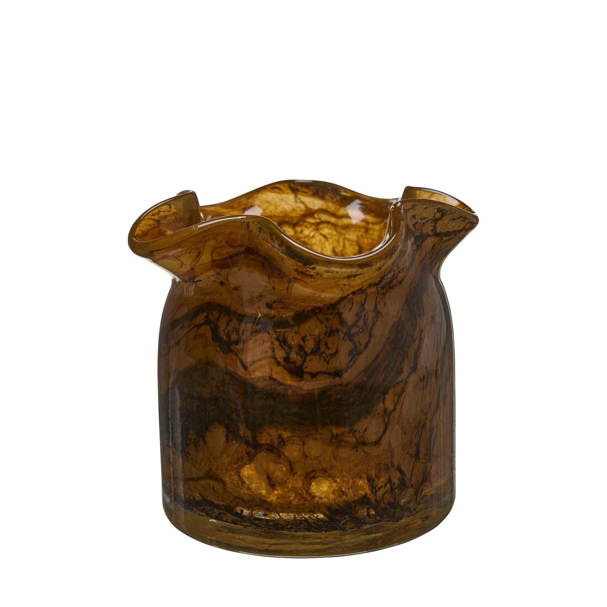 ZOE Lantern/Pot Amber - Amber - 11x11cm