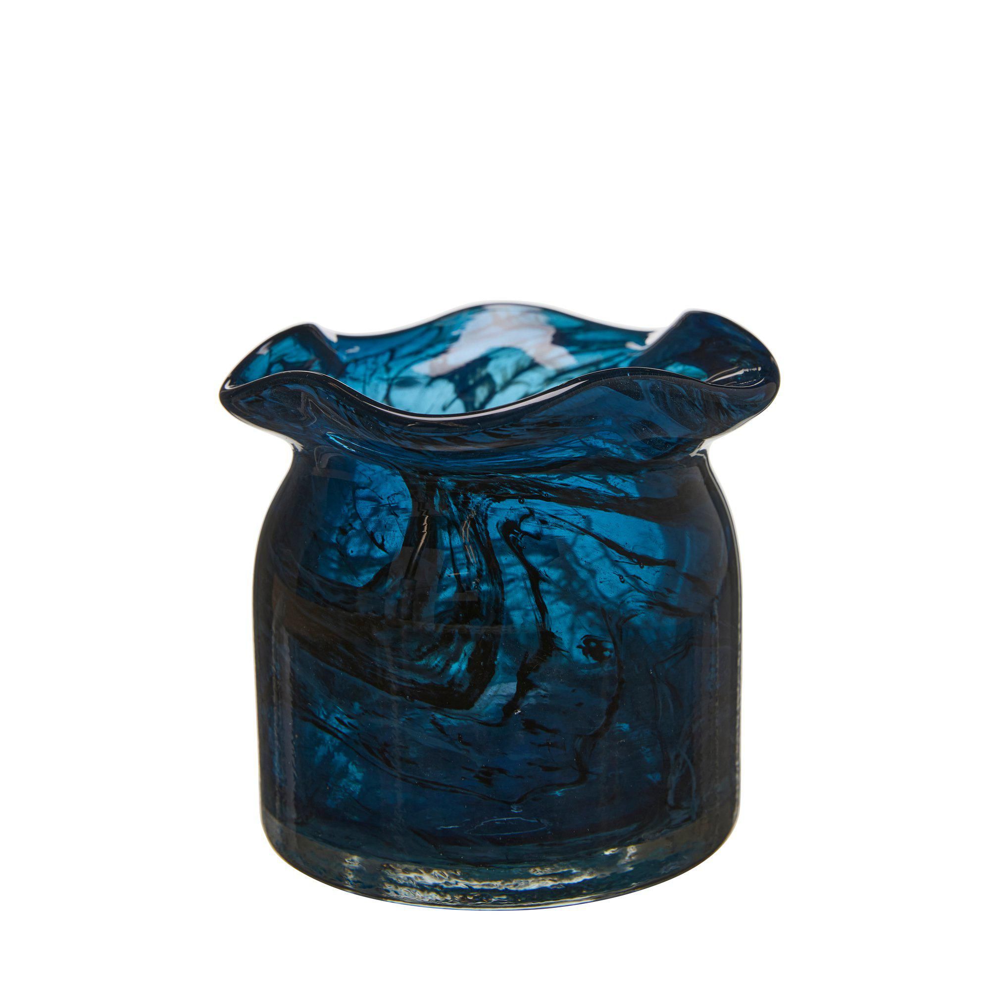 ZOE Lantern/Pot Blue - Blue - 11x11cm