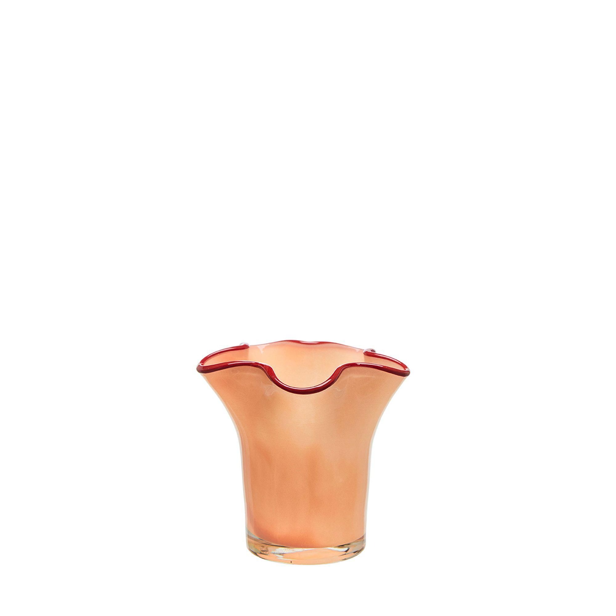 EBBA Ljuslykta Orange/Röd - Orange/Röd - 10x9cm