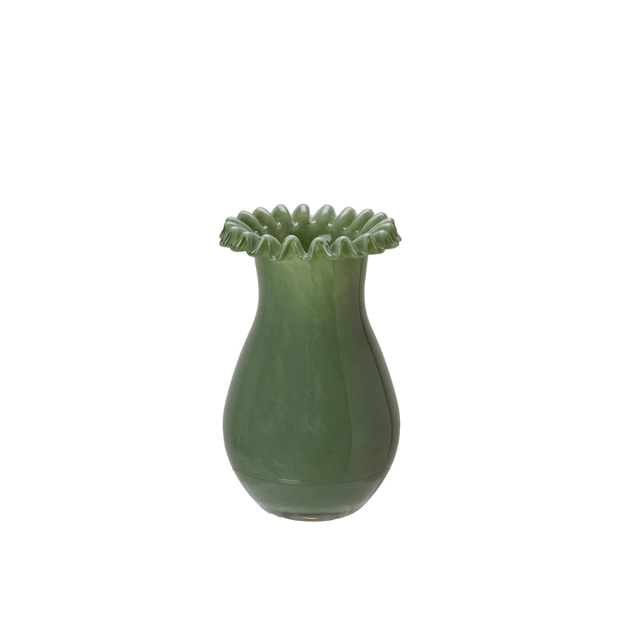 NOELIA Vase Green - Green - 15x22cm