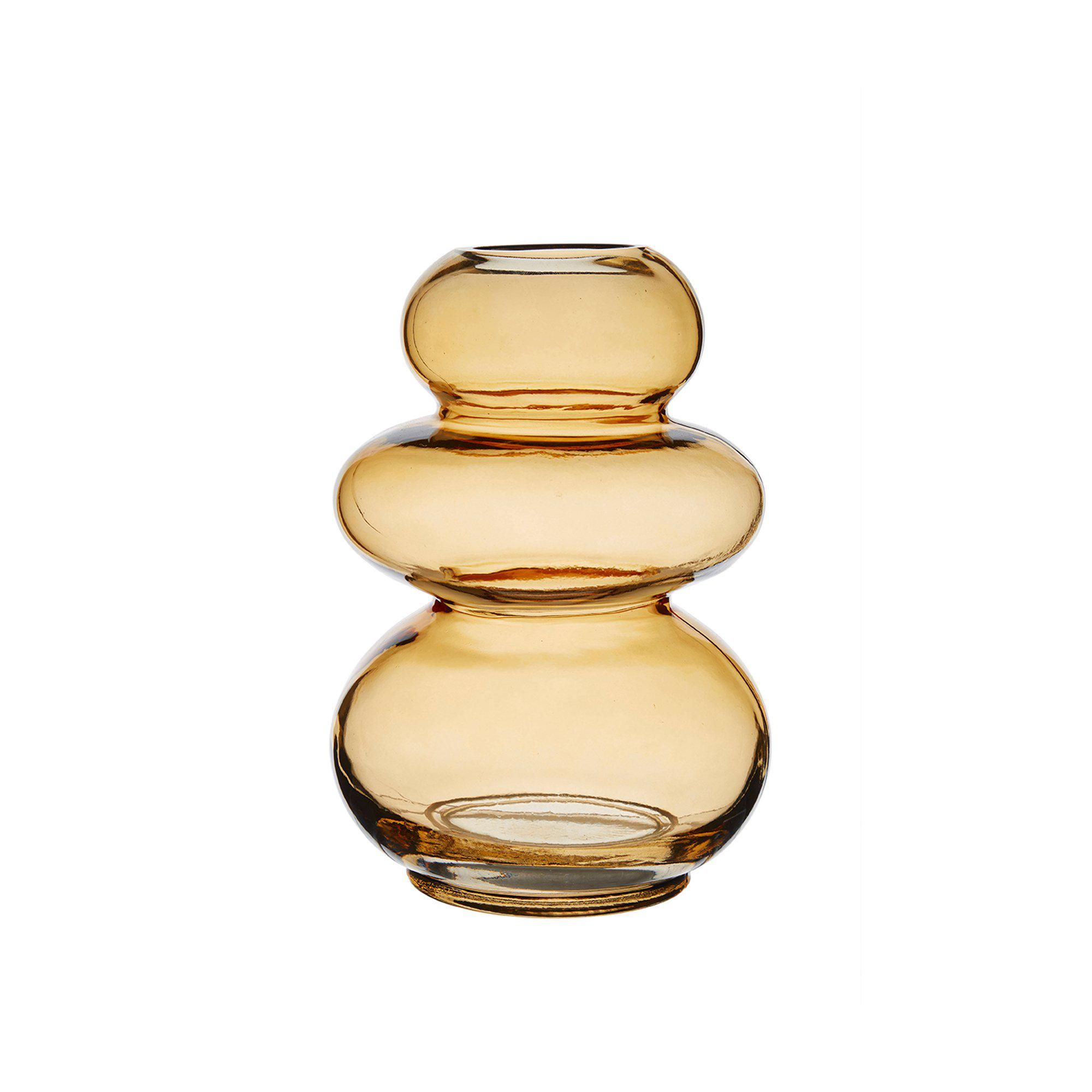 BOLLIE  Vase Amber - Amber - 14x20cm