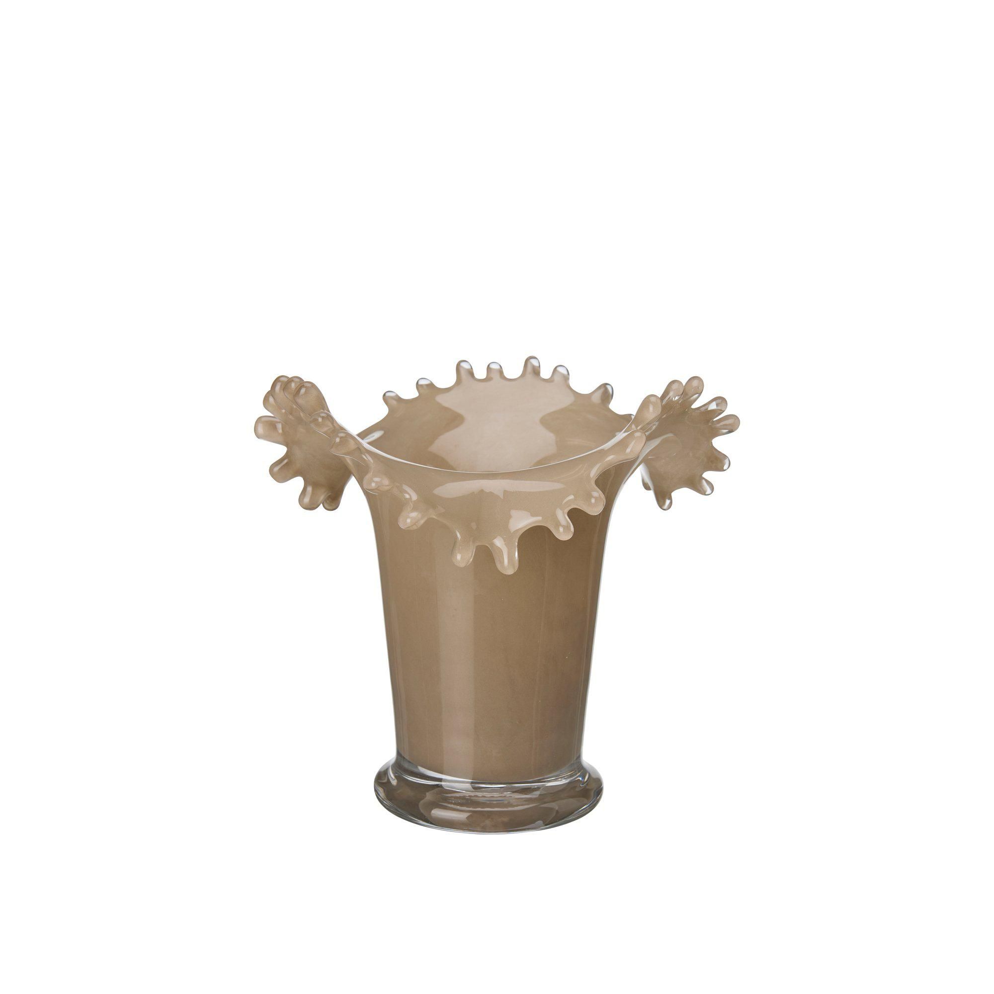 HATTIE Vase Beige - Beige - 23x22cm