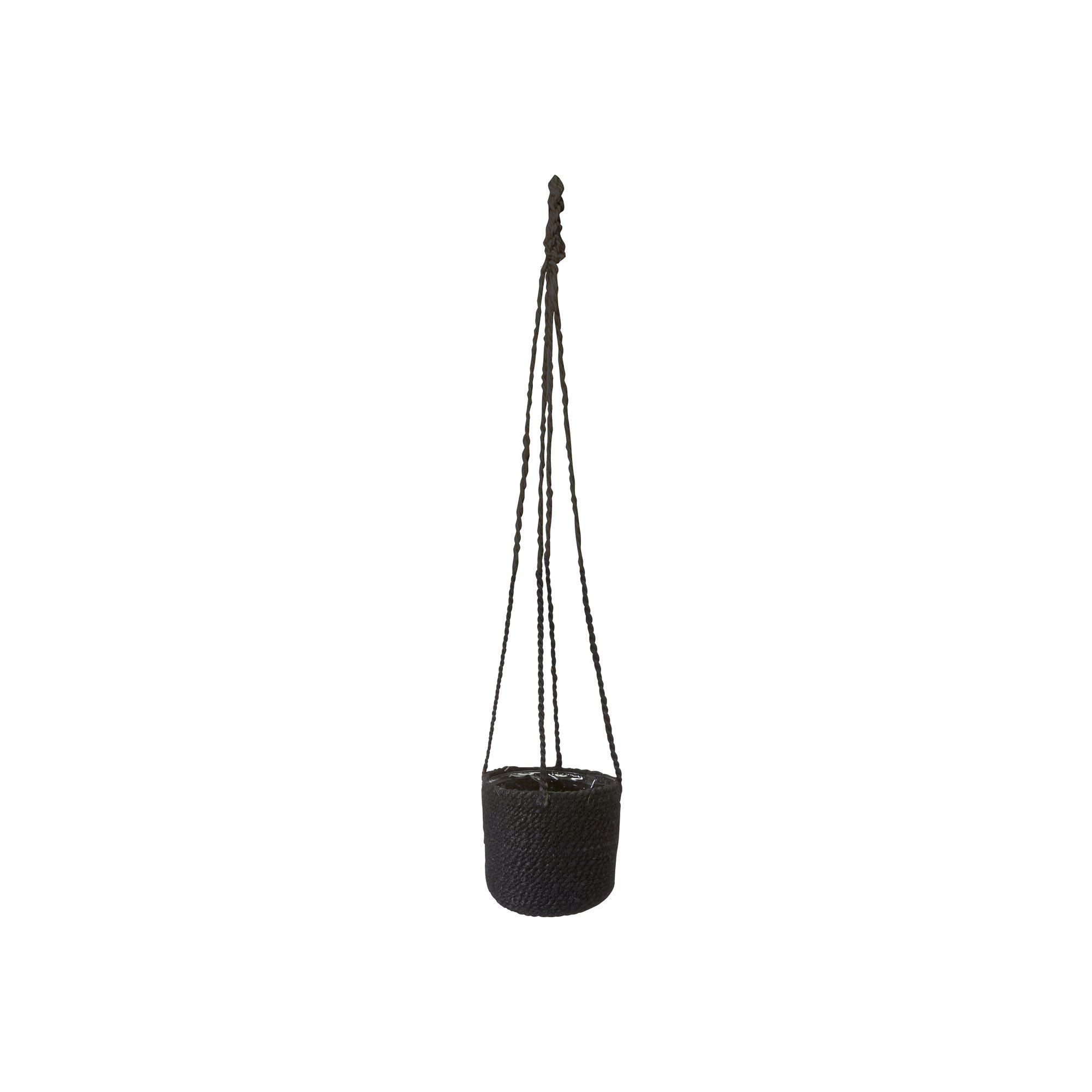 BELLE Hanging Pot Black - Black - 17x15+75cm
