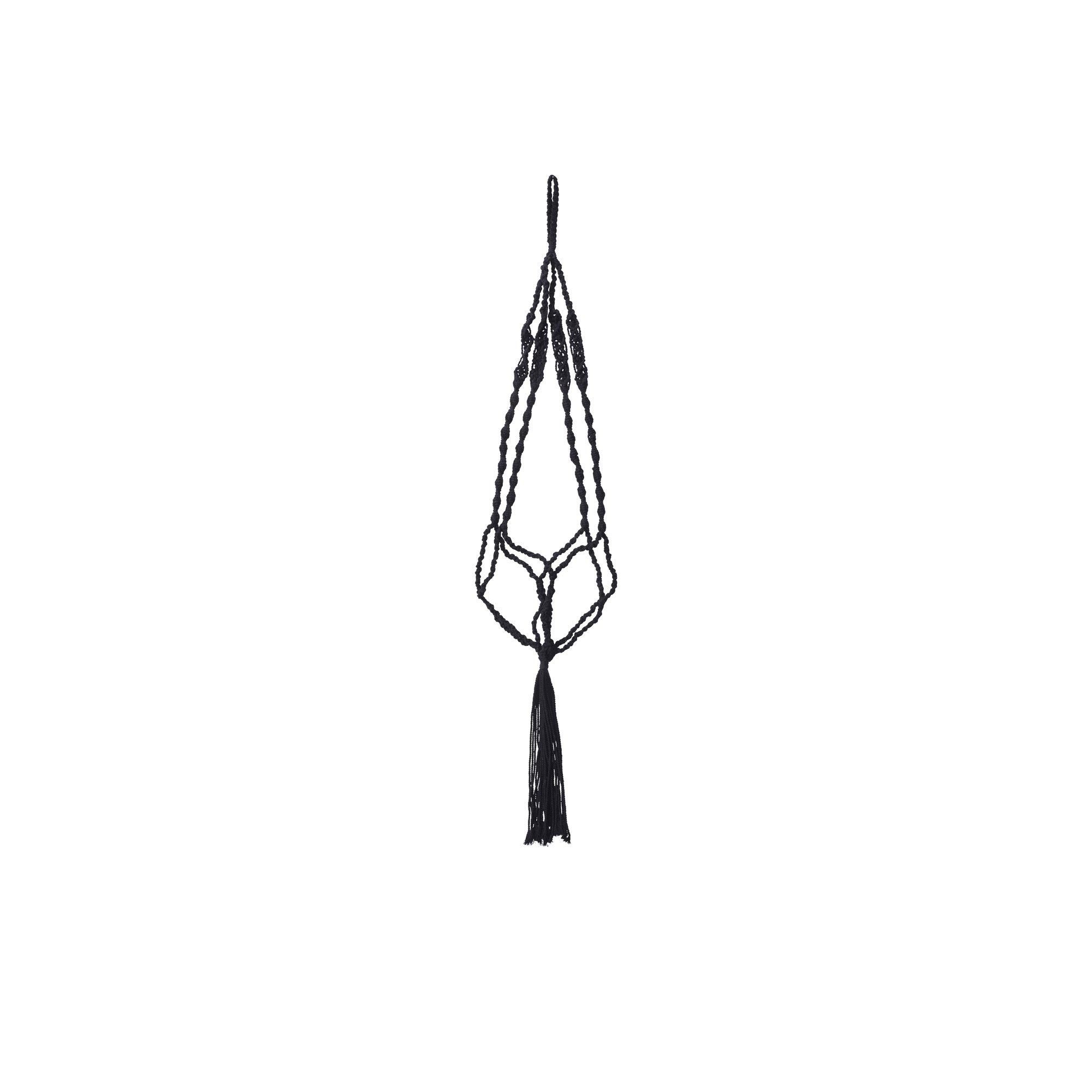 BELLE Hanging Pot Black - Black - 115cm