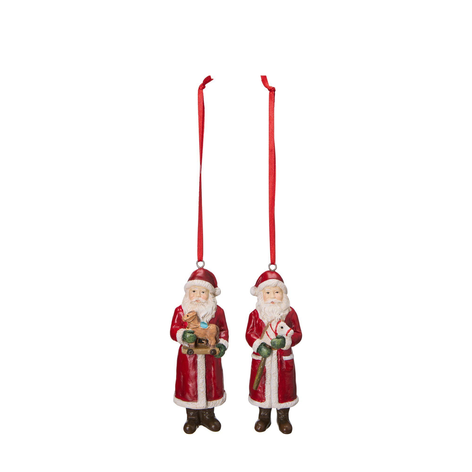 SANTA Hanging Mix Red - Red - 4x3x11cm