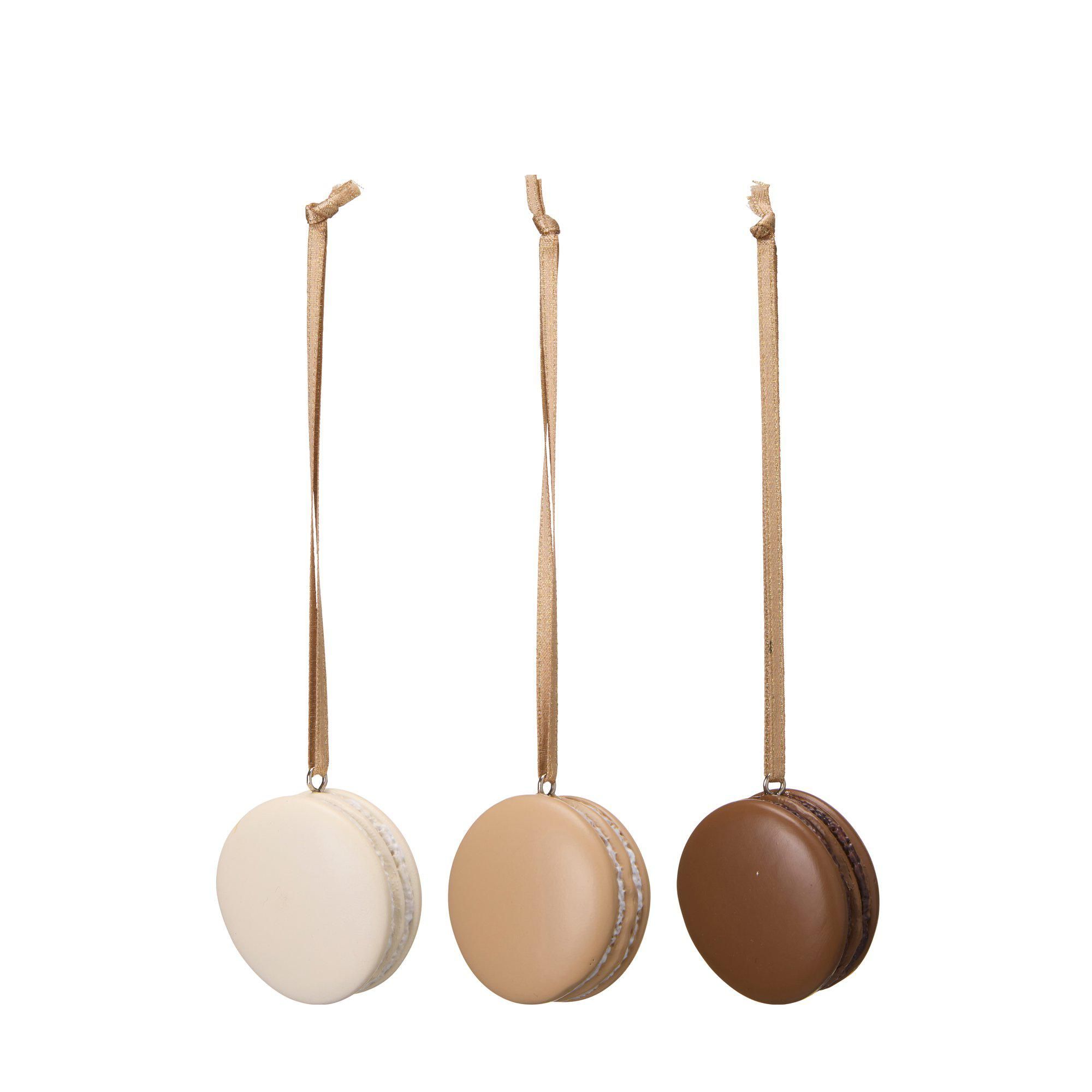 MACARON Hänge Mix Vit, Beige, Brun - Vit, Beige, Brun - 4x2cm
