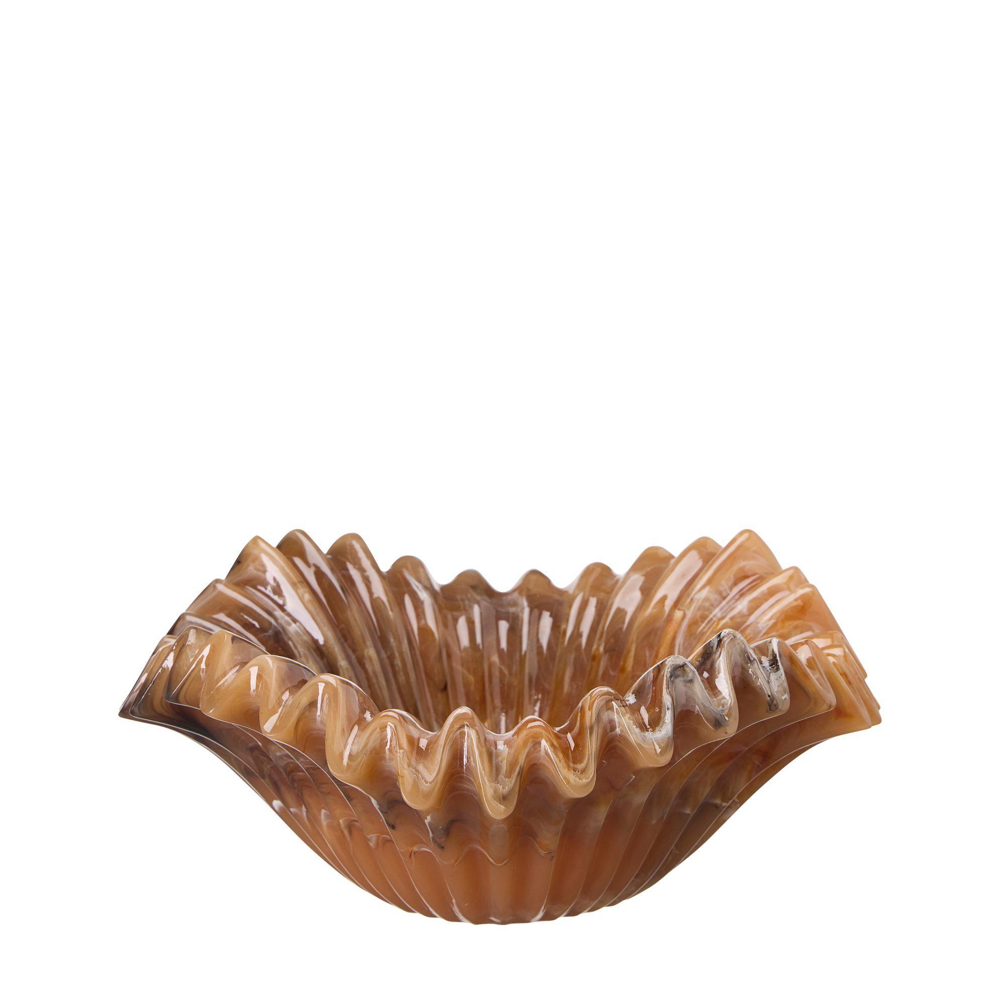 CORDELIA Bowl Brown Melange - Brown Melange - 30x13 cm