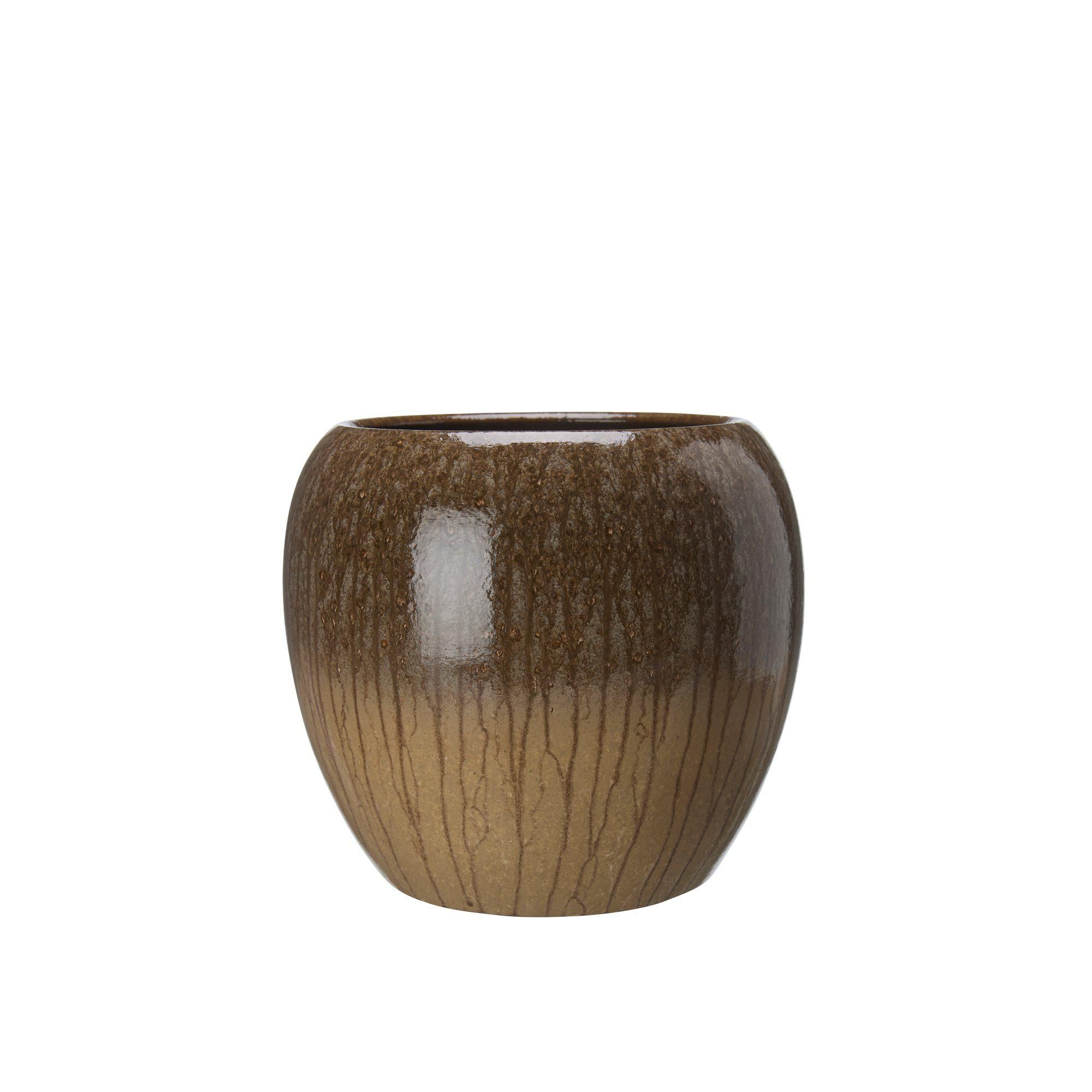 MARCELLA Pot Beige Melange - Beige Melange - 29x26cm