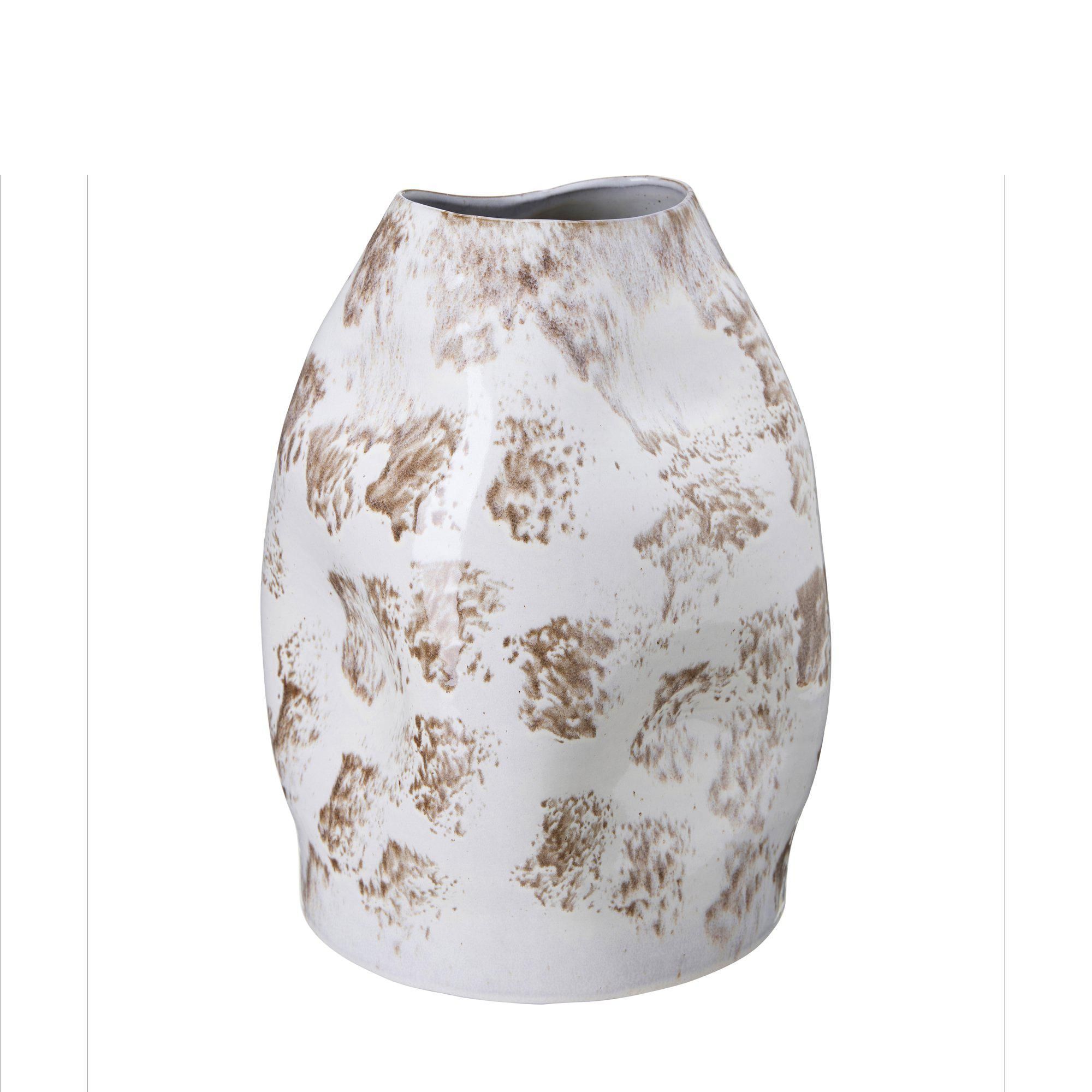MARITA Vas Vit/Brun - Vit/Brun - 26x38cm