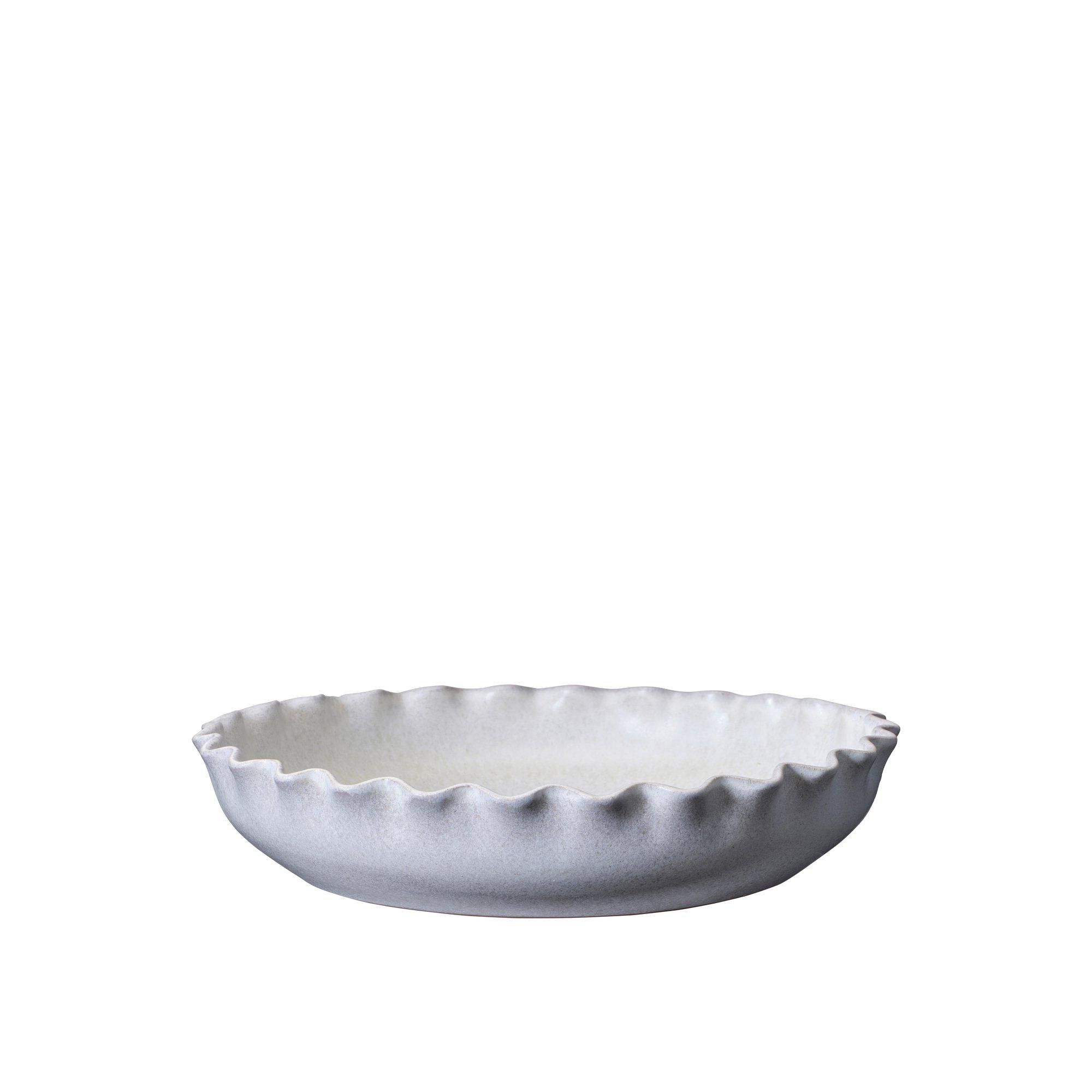 LEONOR Bowl Low Offwhite - Offwhite - 37x7cm