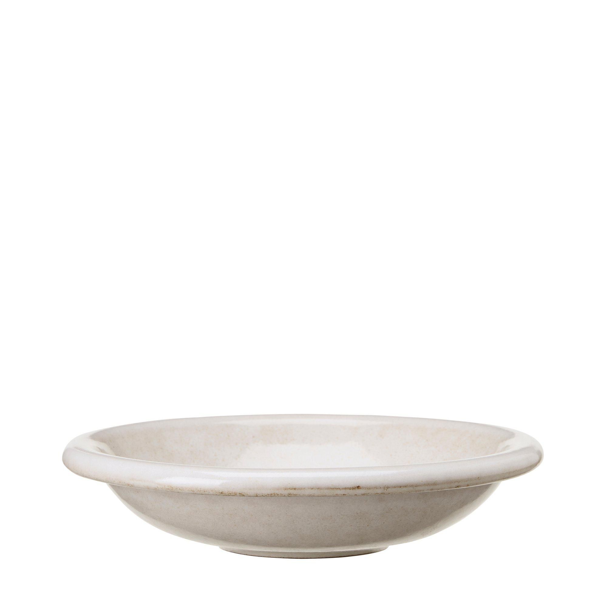 JILL Pasta Plate Creme - Creme - 22x5cm