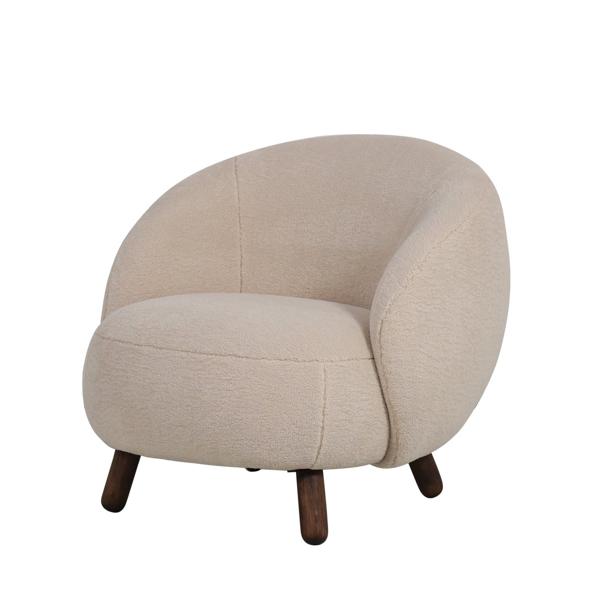 ANADIA Fåtölj Offwhite - Offwhite - 77x79x67cm
