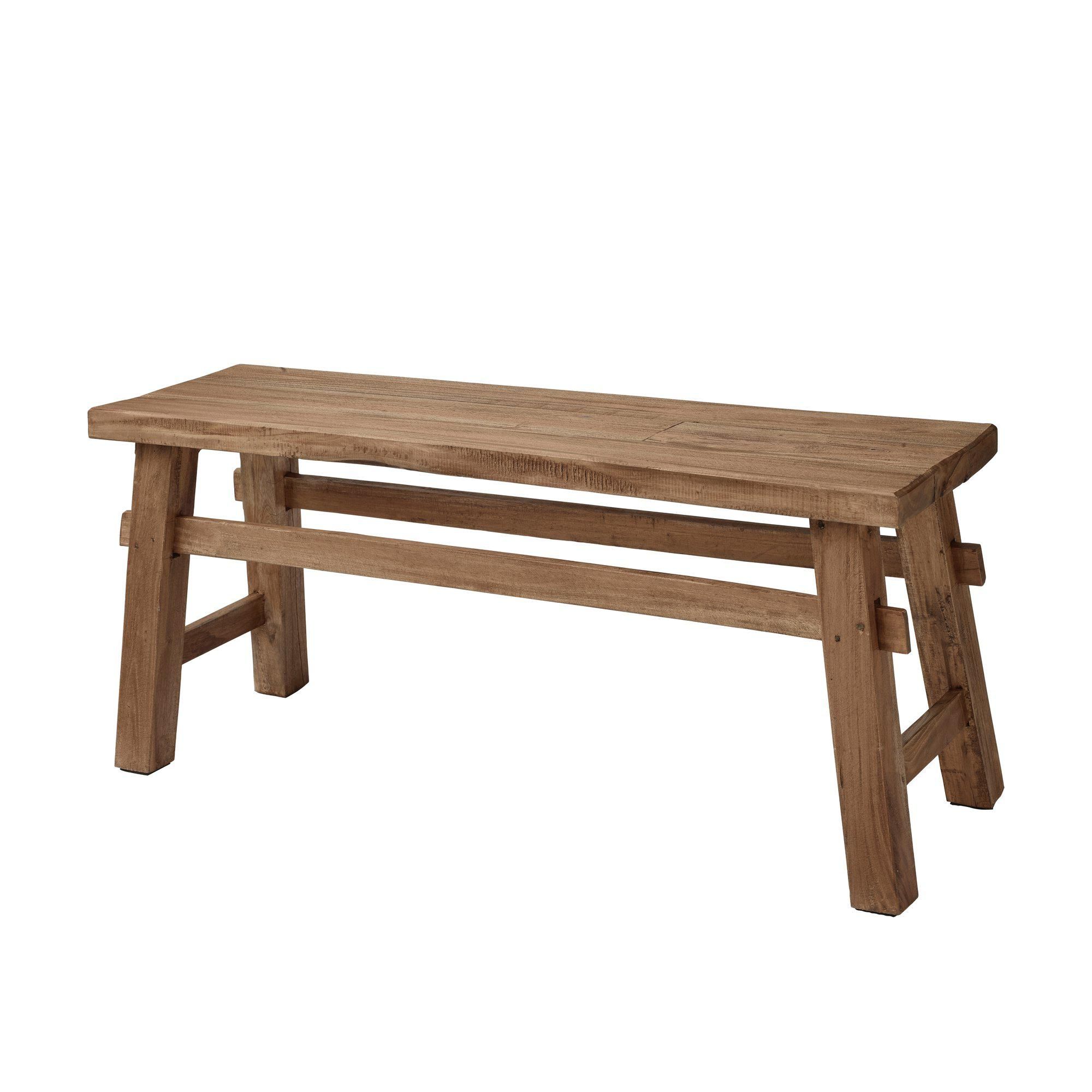 KAIDA Bänk Natur - Natur - 111x34x45cm