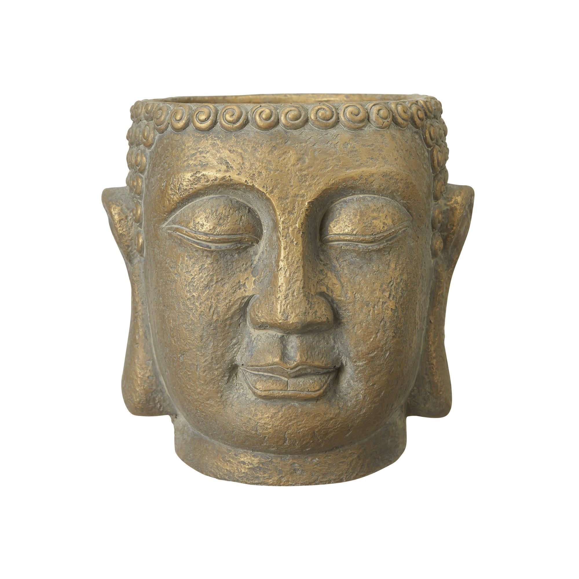 Buddha Pot Gold Melange - Gold Melange - 23x23cm