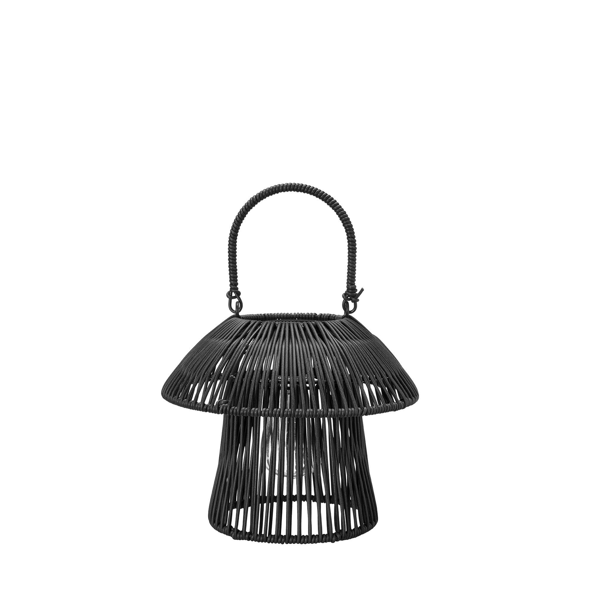 DELIA Lantern Solar Black - Black - 25x21cm