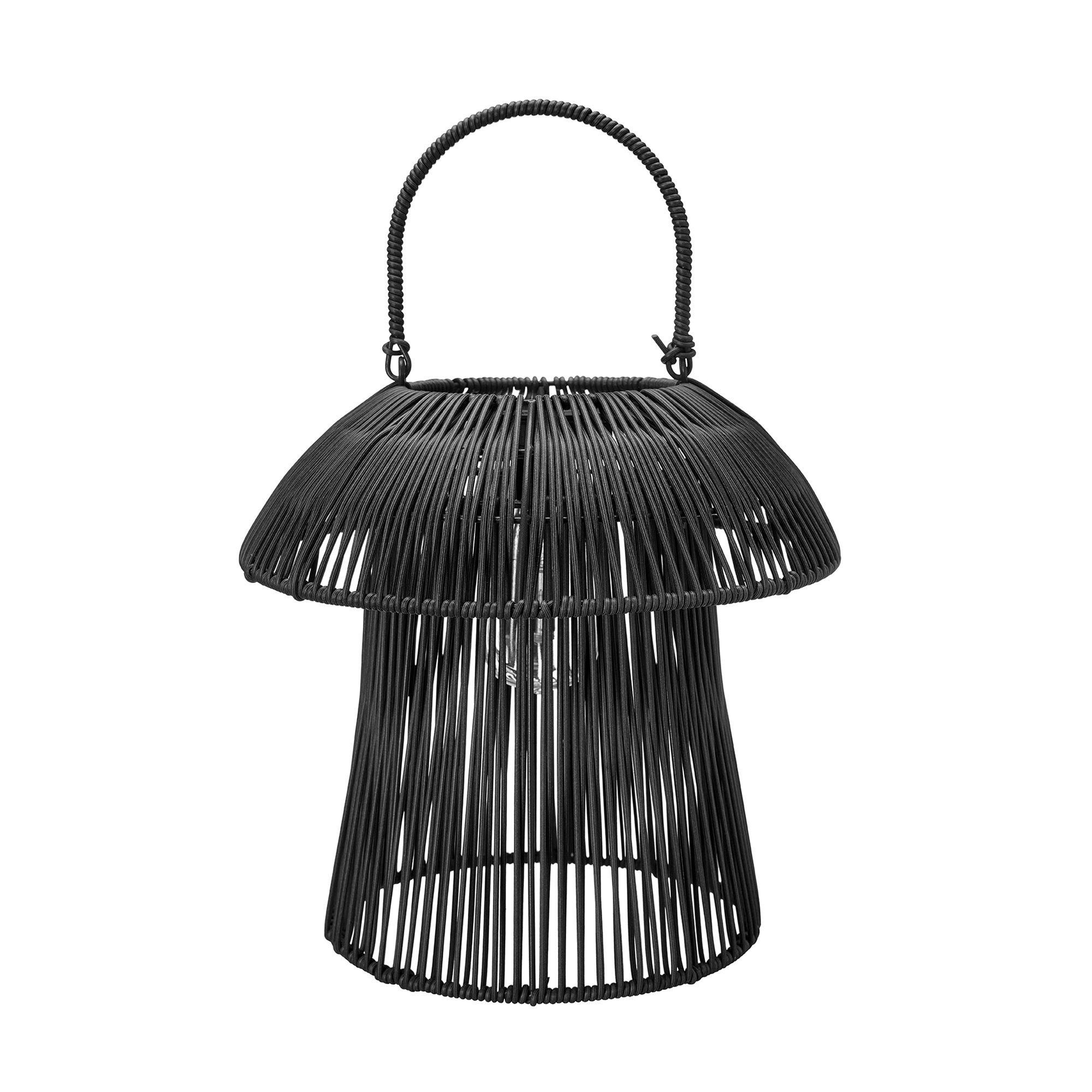 DELIA Lykta Solcell Svart - Svart - 31x30cm