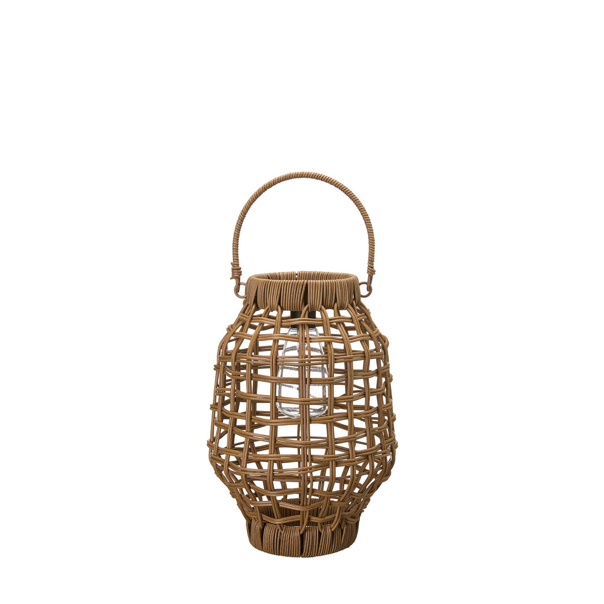 DINNA Lykta Solcell Natur - Natur - 21x31cm