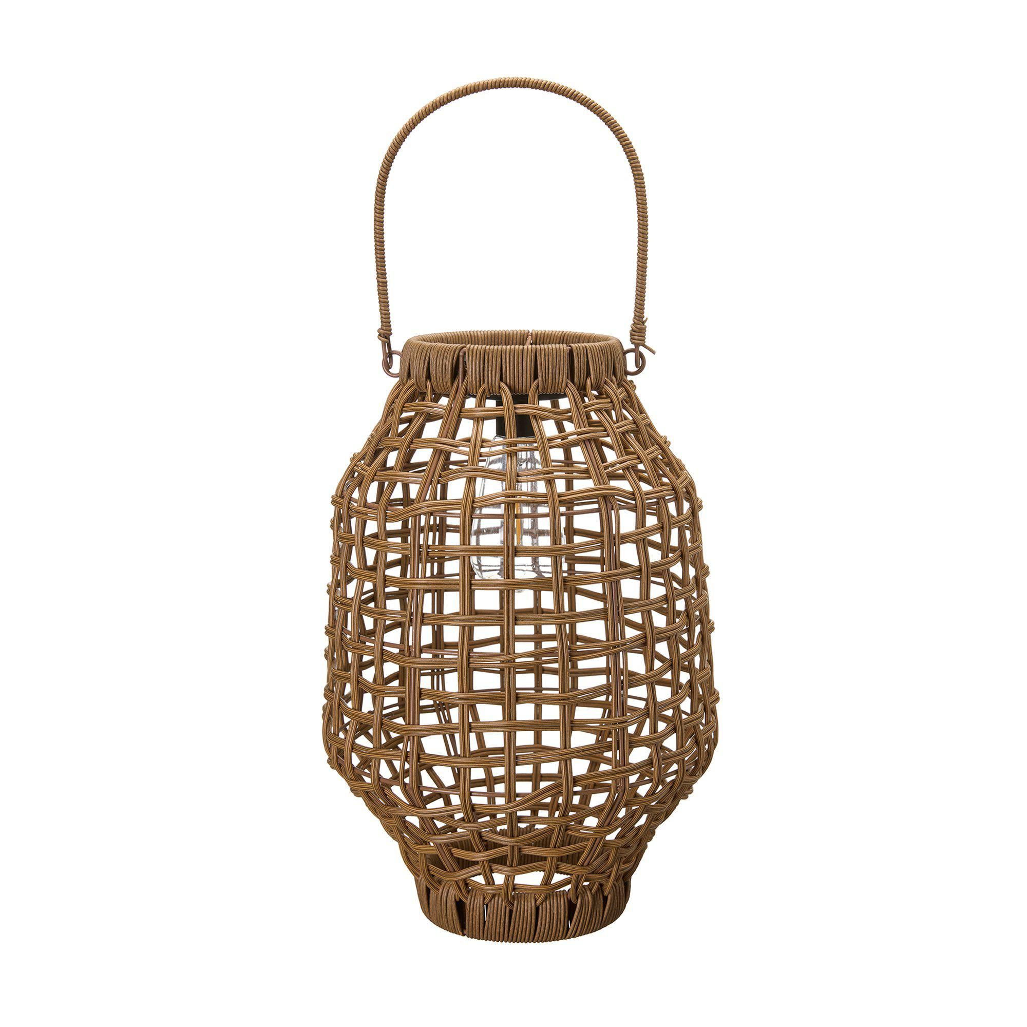 DINNA Lykta Solcell Natur - Natur - 27x39cm