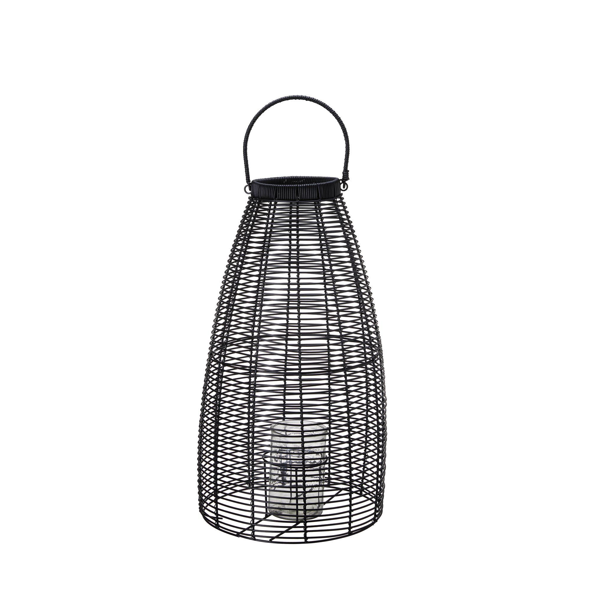 DAGNY Lykta Svart - Svart - 31x58cm