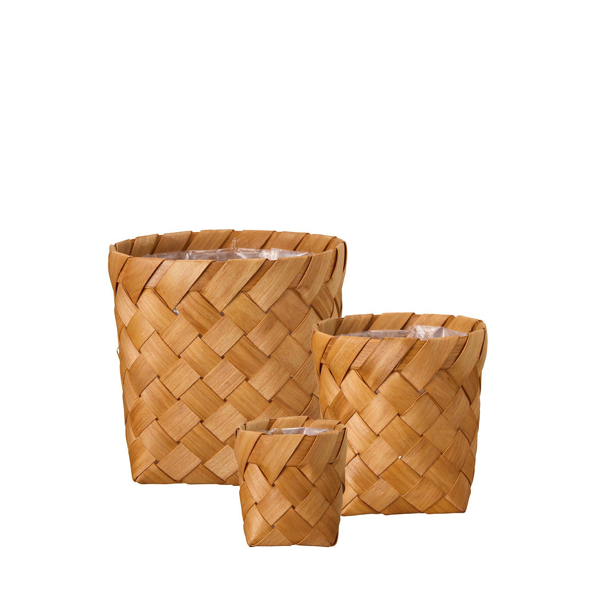 NILA Kruka 3/S Natur - Natur - 17x17, 13x13, 8x10cm