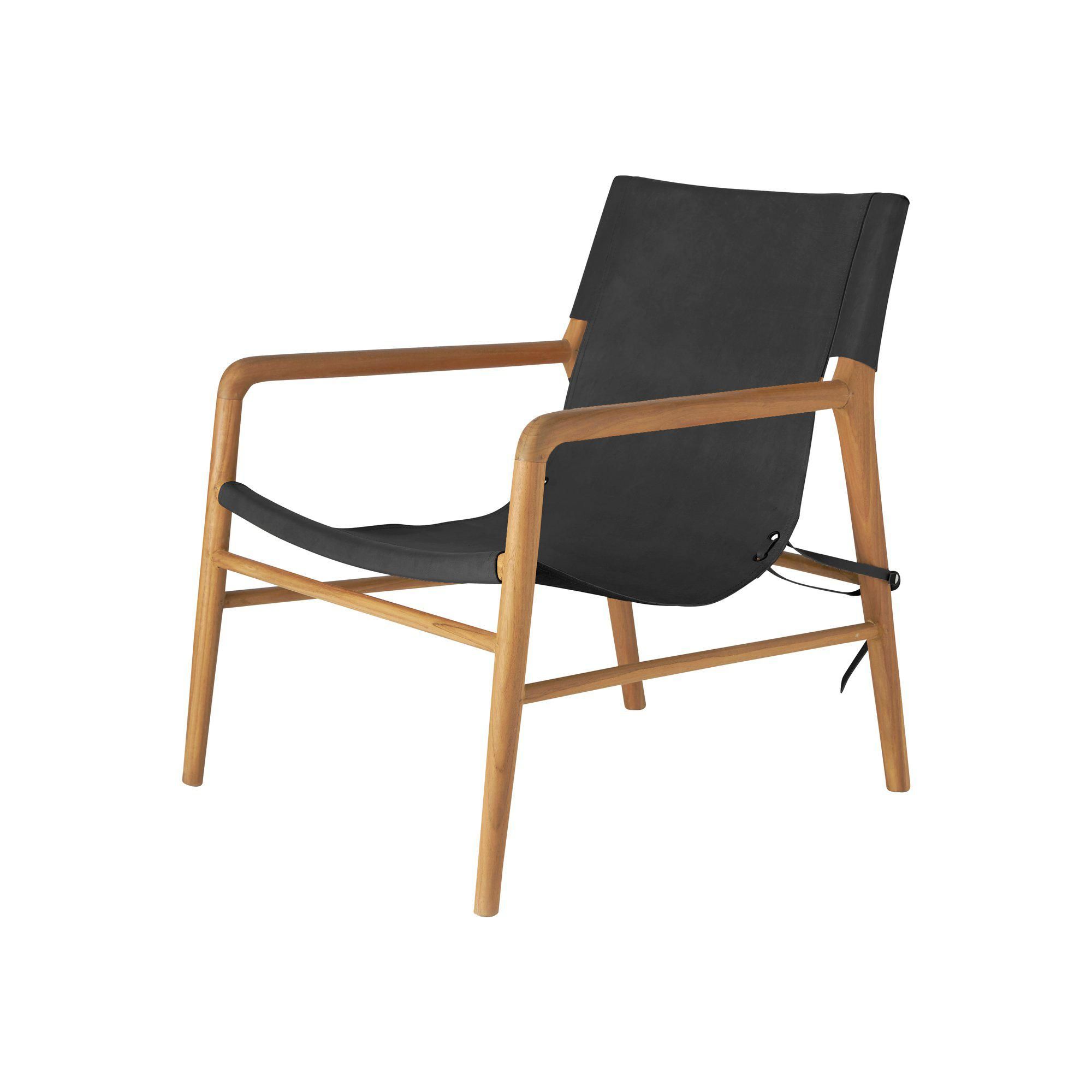 BEJA Fåtölj m armstöd Svart - Svart - 70x70x82cm