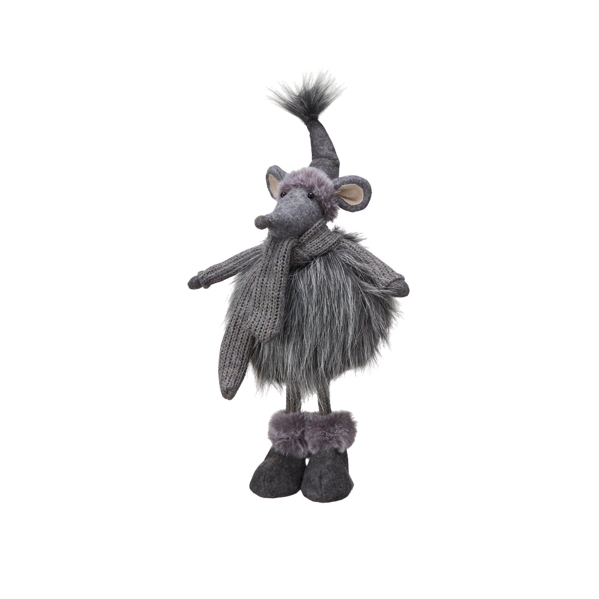 OTTO Mouse Grey - Grey - 18x17x36 cm