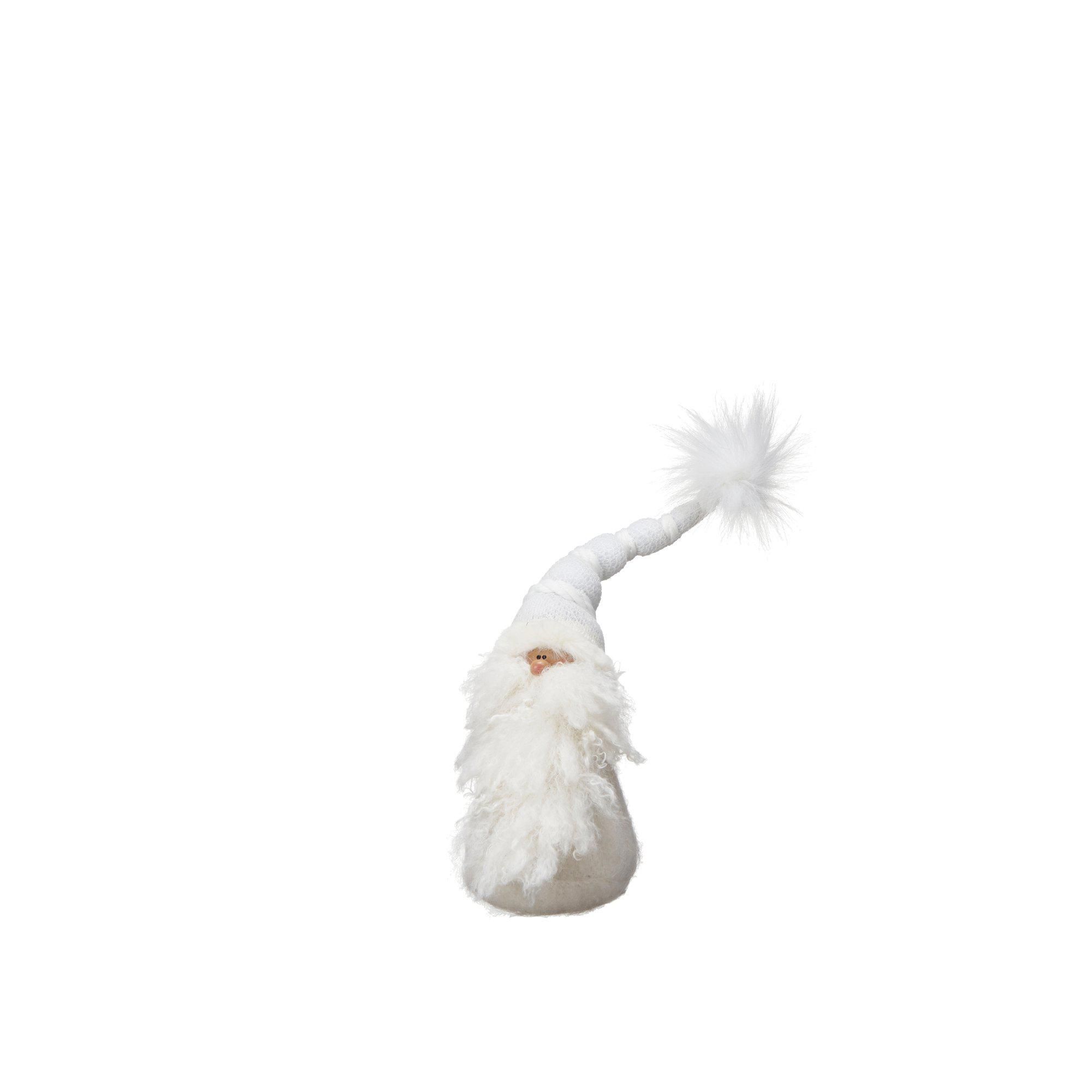 AXEL Tomte Vit - Vit - 8x8x27 cm