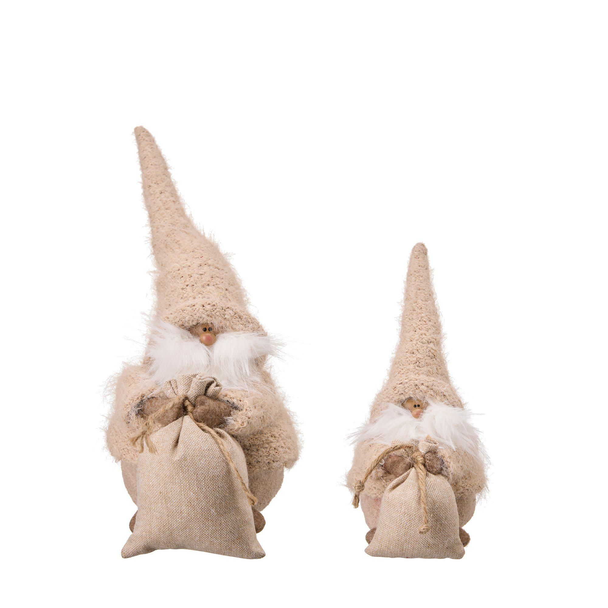 ESKIL Tomte 2/S Beige - Beige - 15x17x32 11x12x23 cm