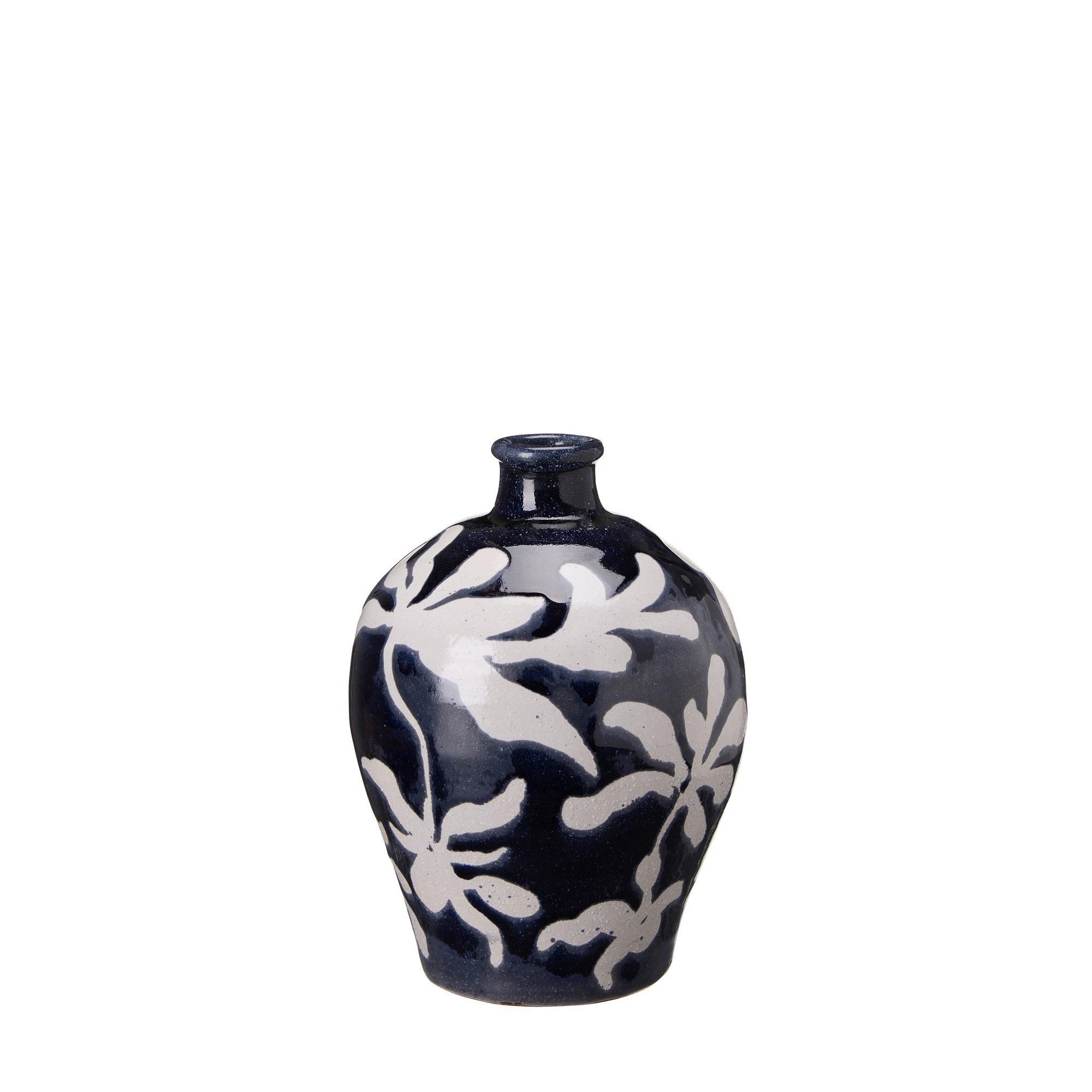 GISELA Vase Blue Melange - Blue Melange - 16x25cm