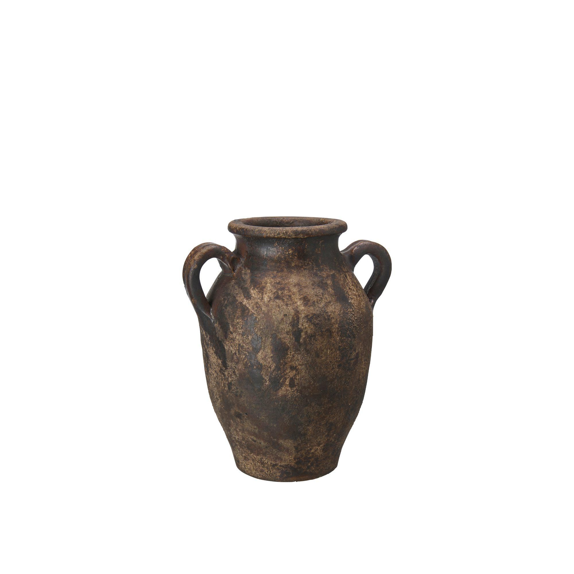 ANNCHI Vase Brown Melange - Brown Melange - 15x19cm