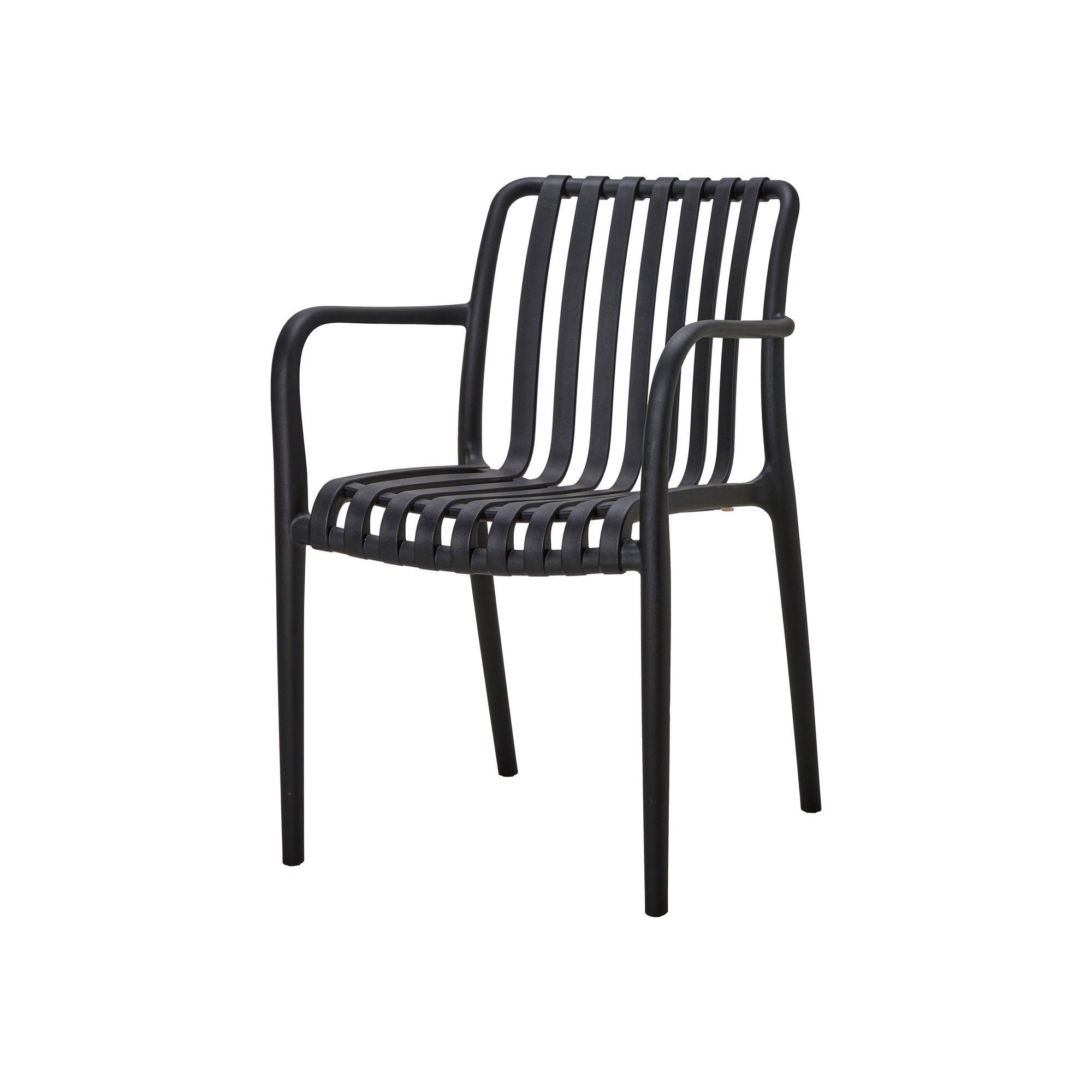 RAVELLO Armchair Black - Black - 45x57x81cm