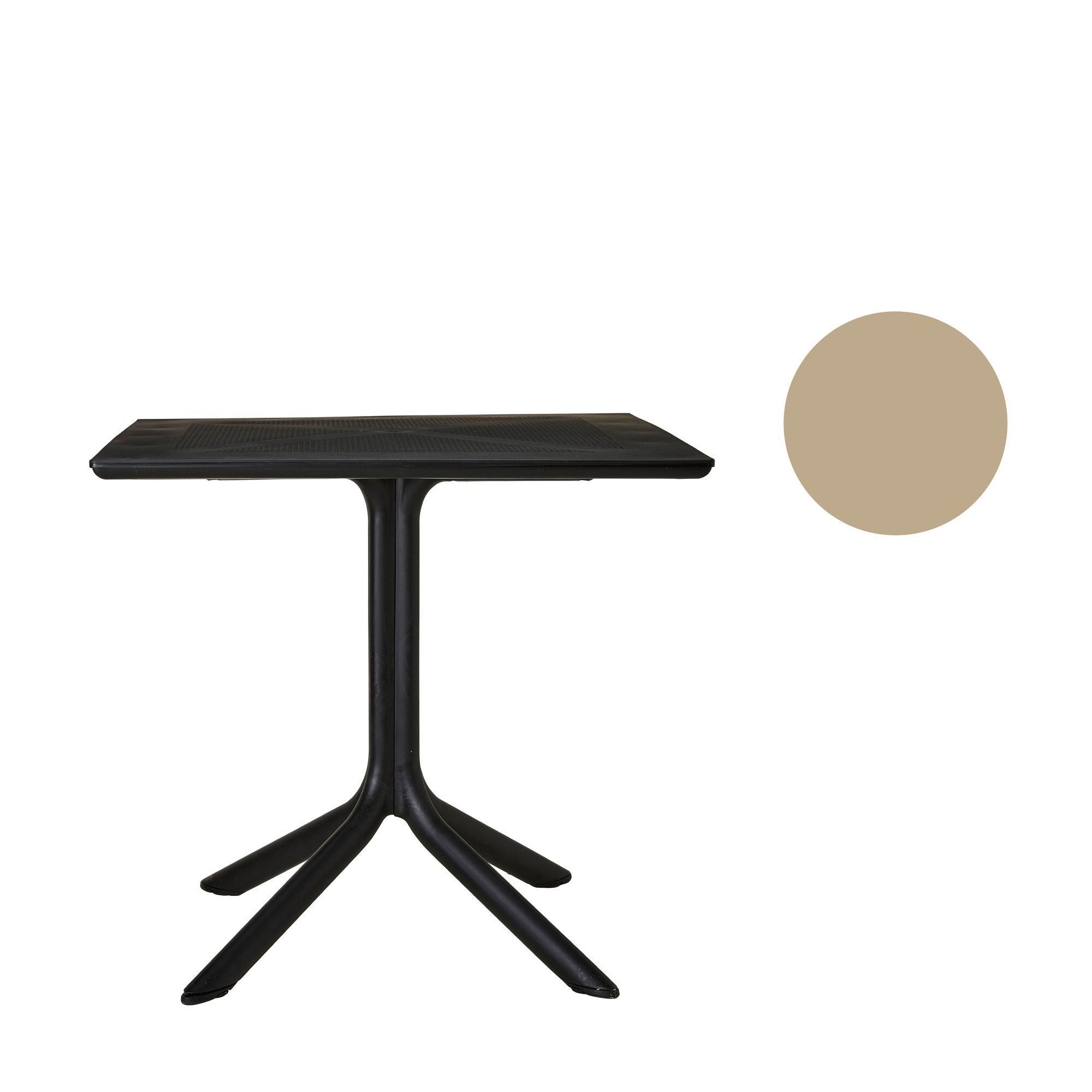 BIARRITZ Table Beige - Beige - 80x80x74cm