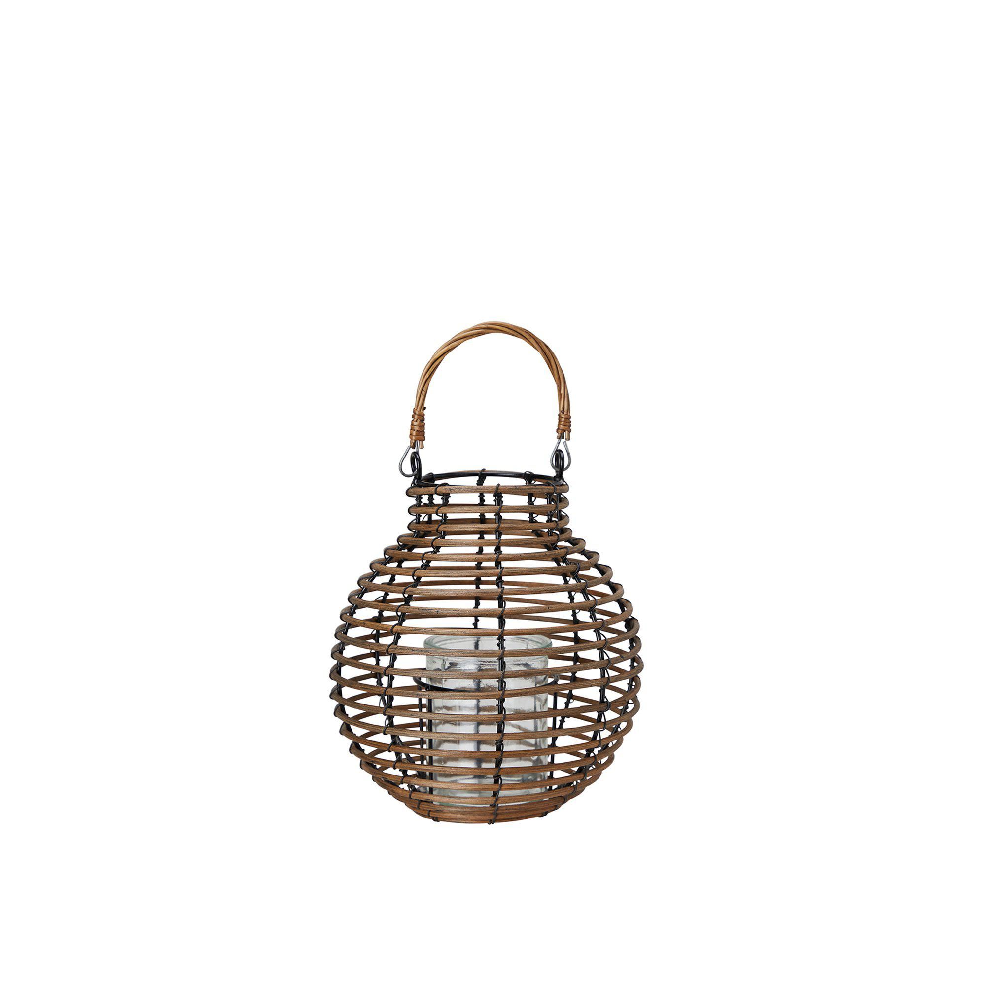 EMELIA Lantern Brown - Brown - 20x22+10cm