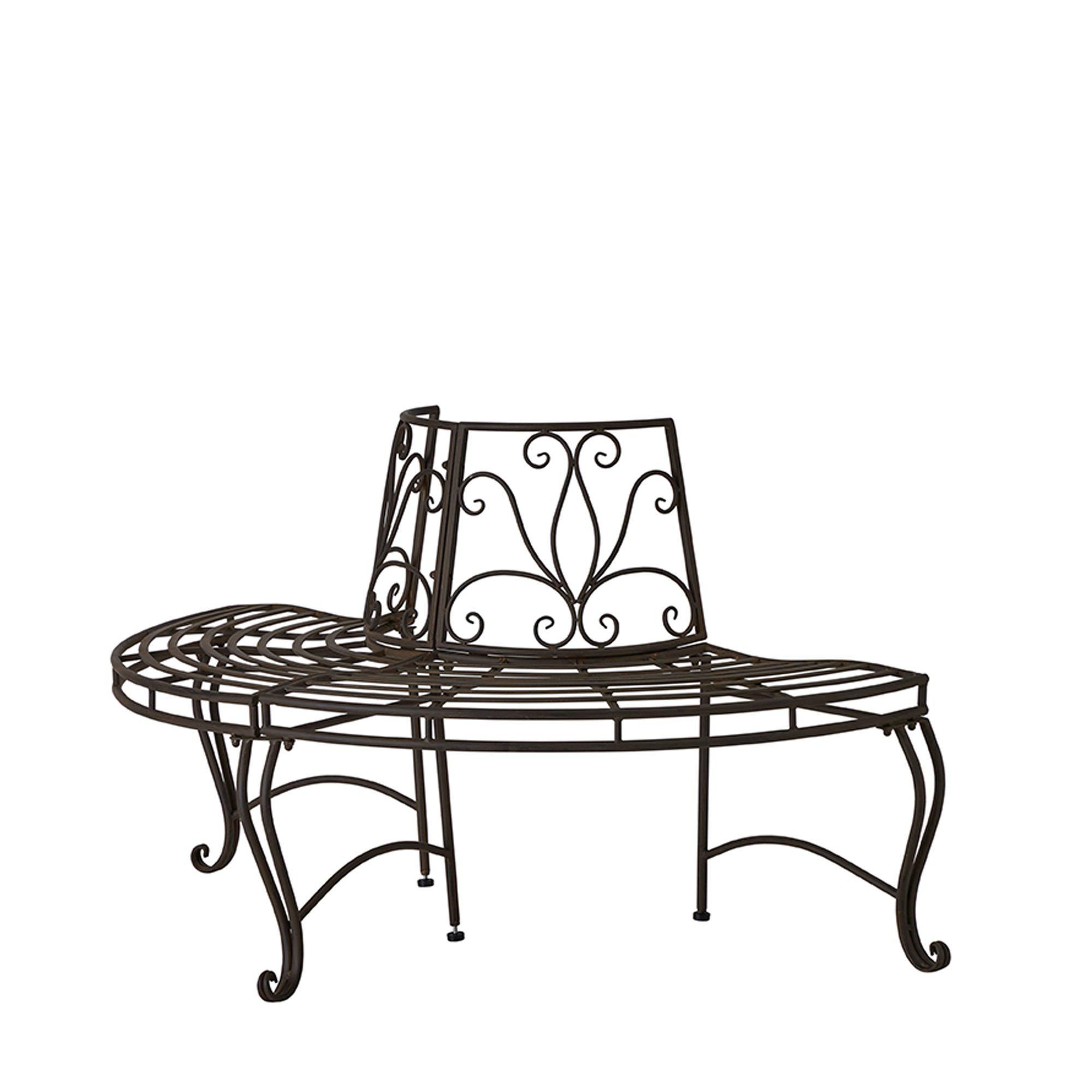 POSITANO Bench Rust brown - Rust brown - 151x78cm