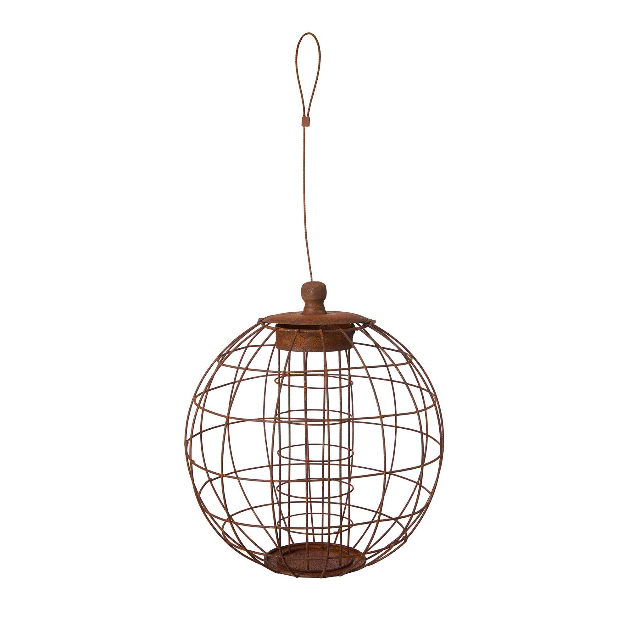 KAIA Birdfeeder Rust - Rust - 27x30-55cm
