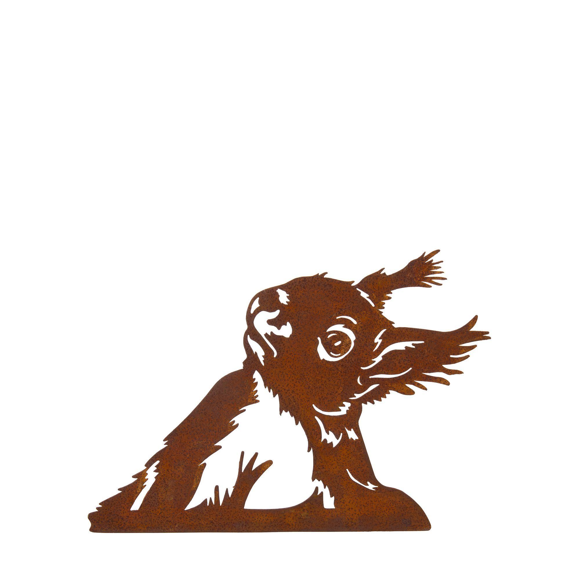 SQUIRREL Tree Deco Rust - Rust - 14x2x10cm