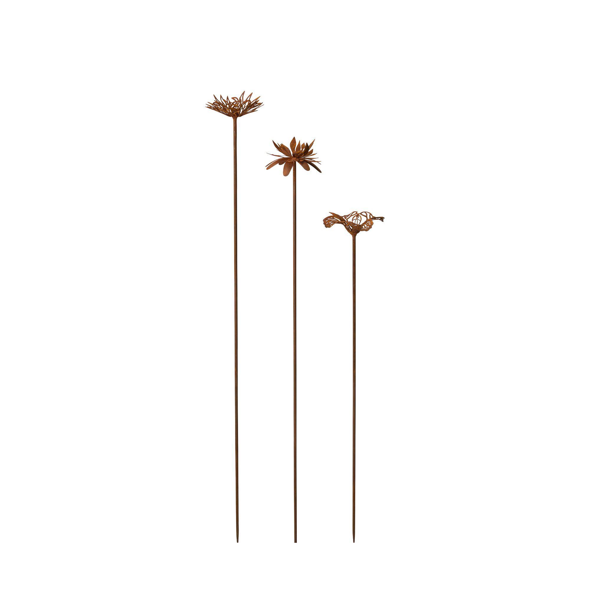 BLOMMA Sticks 3/S Rost - Rost - 13x100 12x90 14x75cm