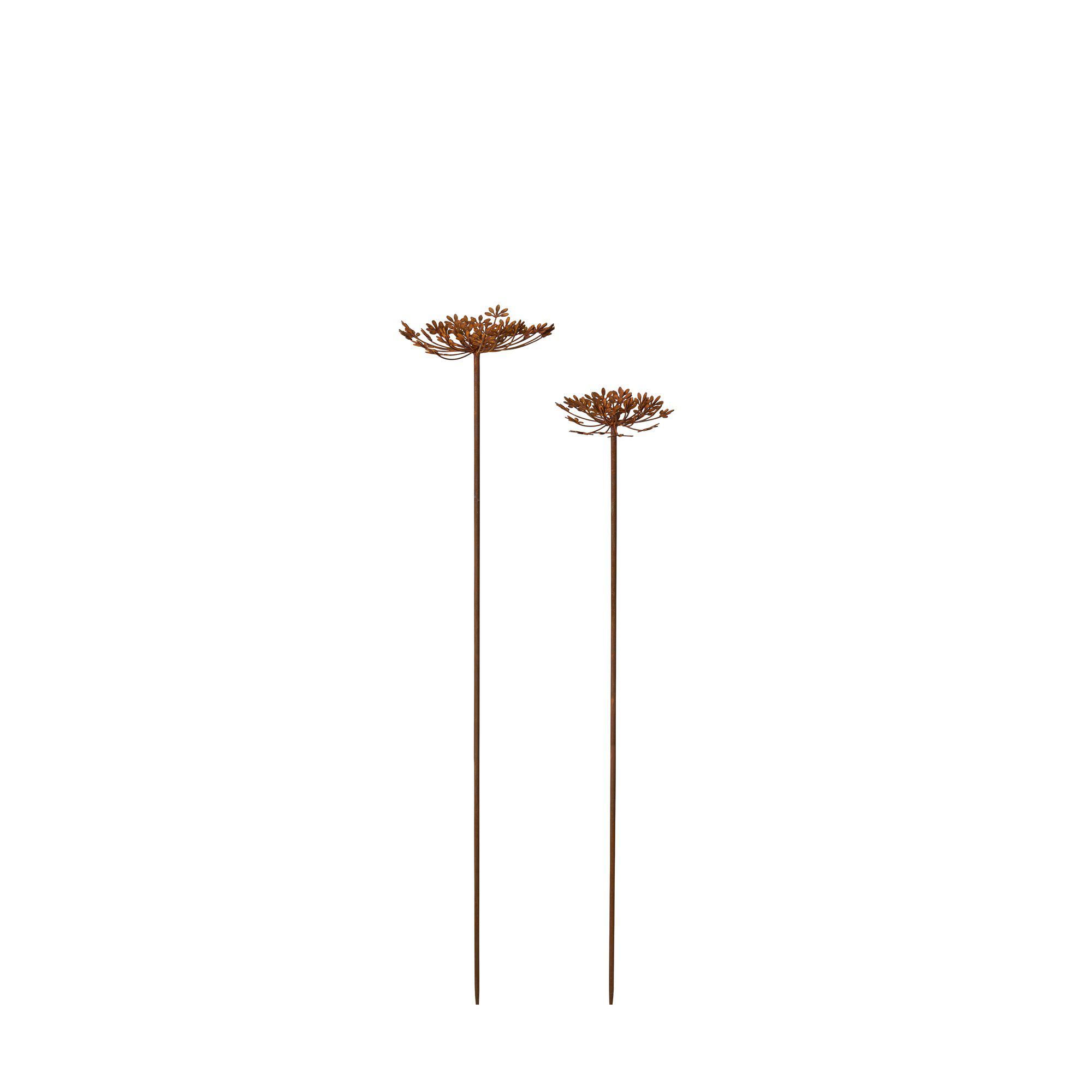 ETHEL Sticks S/2 Rust - Rust - 18x85 13x76cm