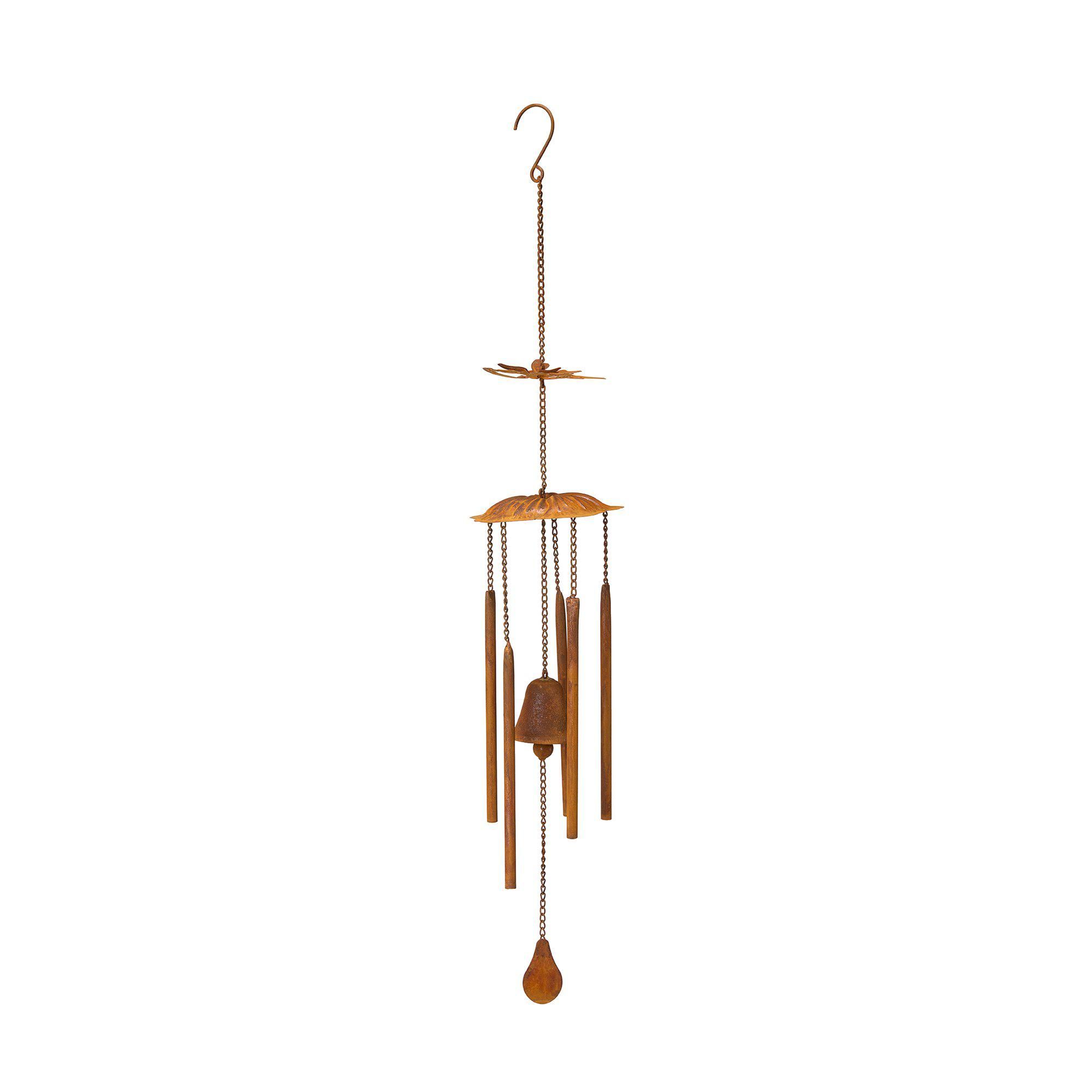 ETHEL Wind Chime Rust - Rust - 14x83cm