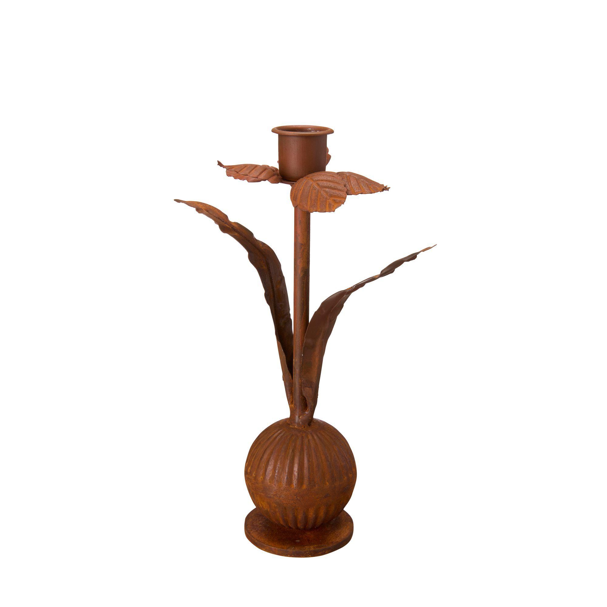 DAFFODIL Candleholder Rust - Rust - 12x8x21cm