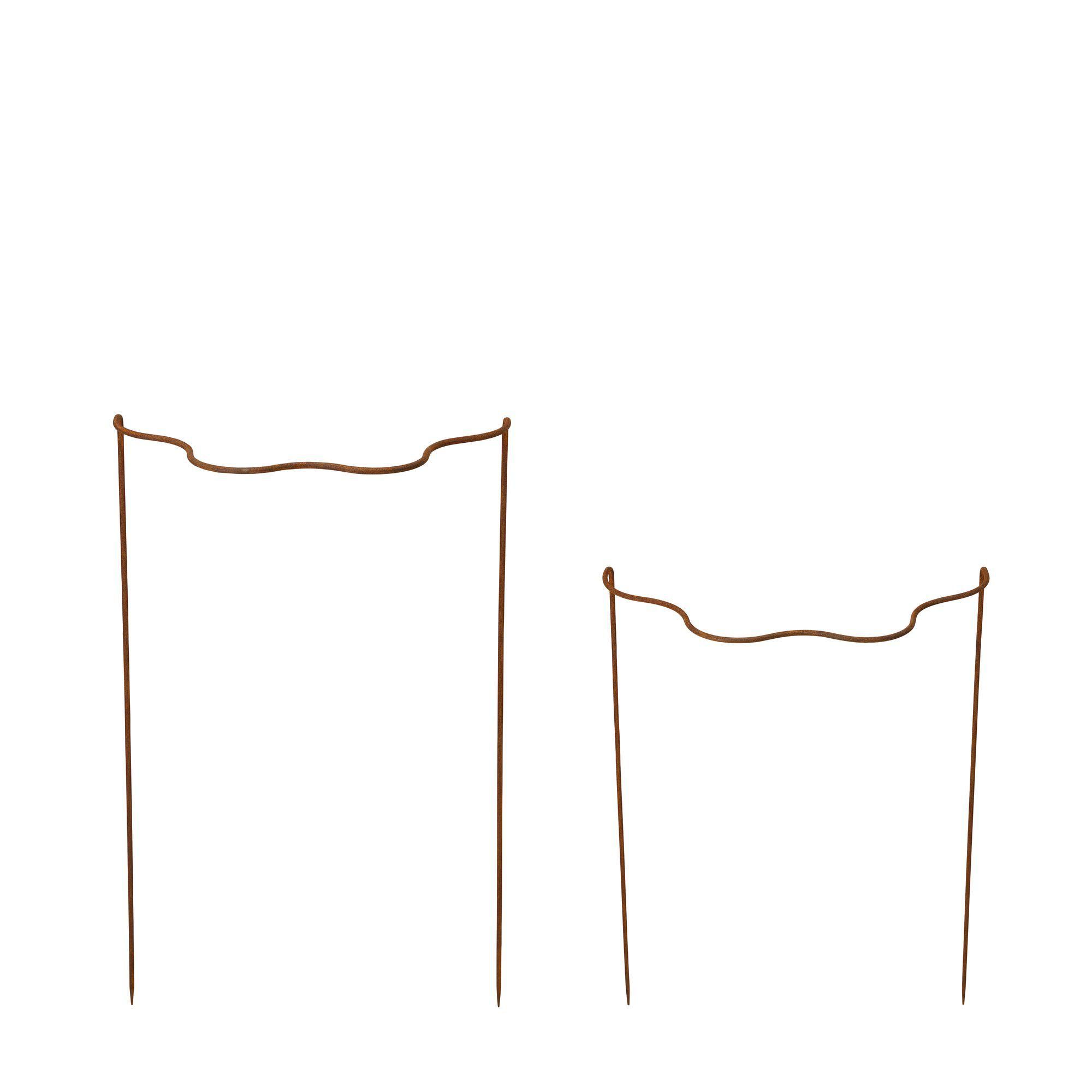 ROSIE Pionstöd 2/S Rost - Rost - 50x25x90 50x25x70cm