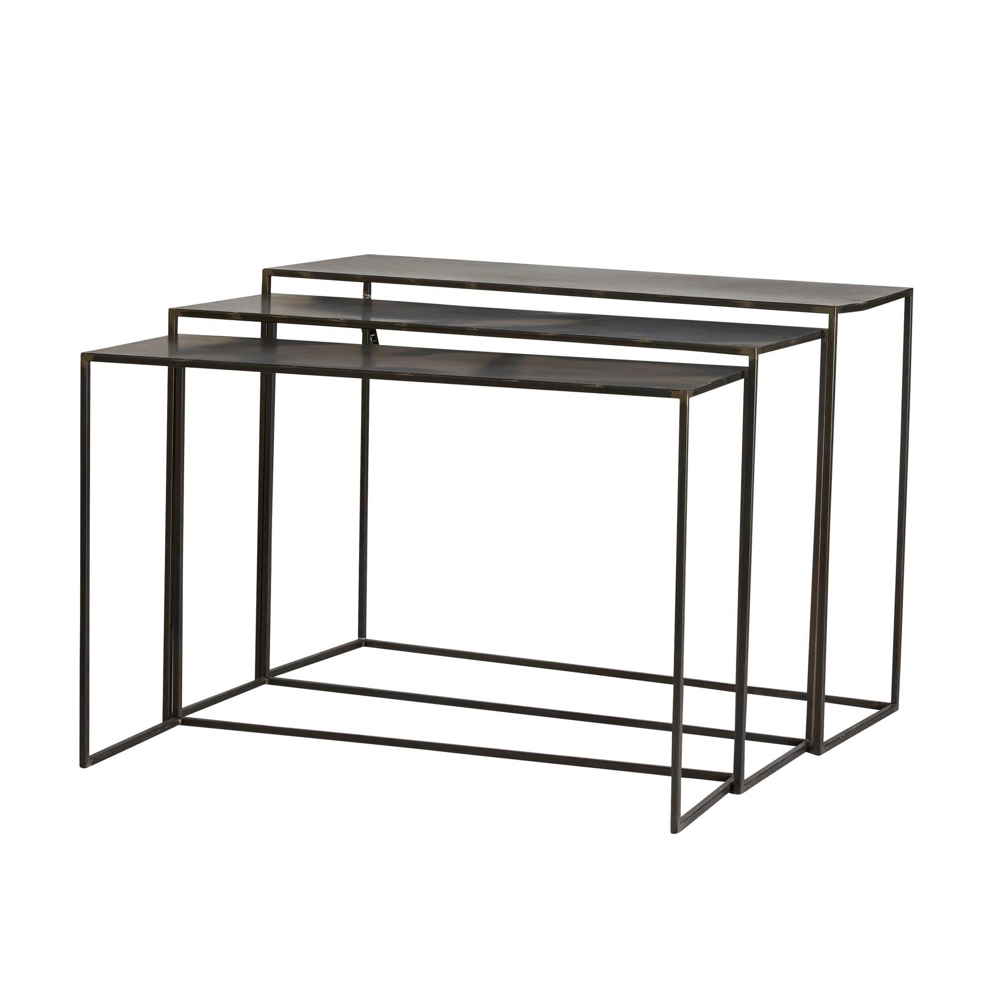 BREMEN Table S/3 Antique - Antique - 128x47x90 124x45x85