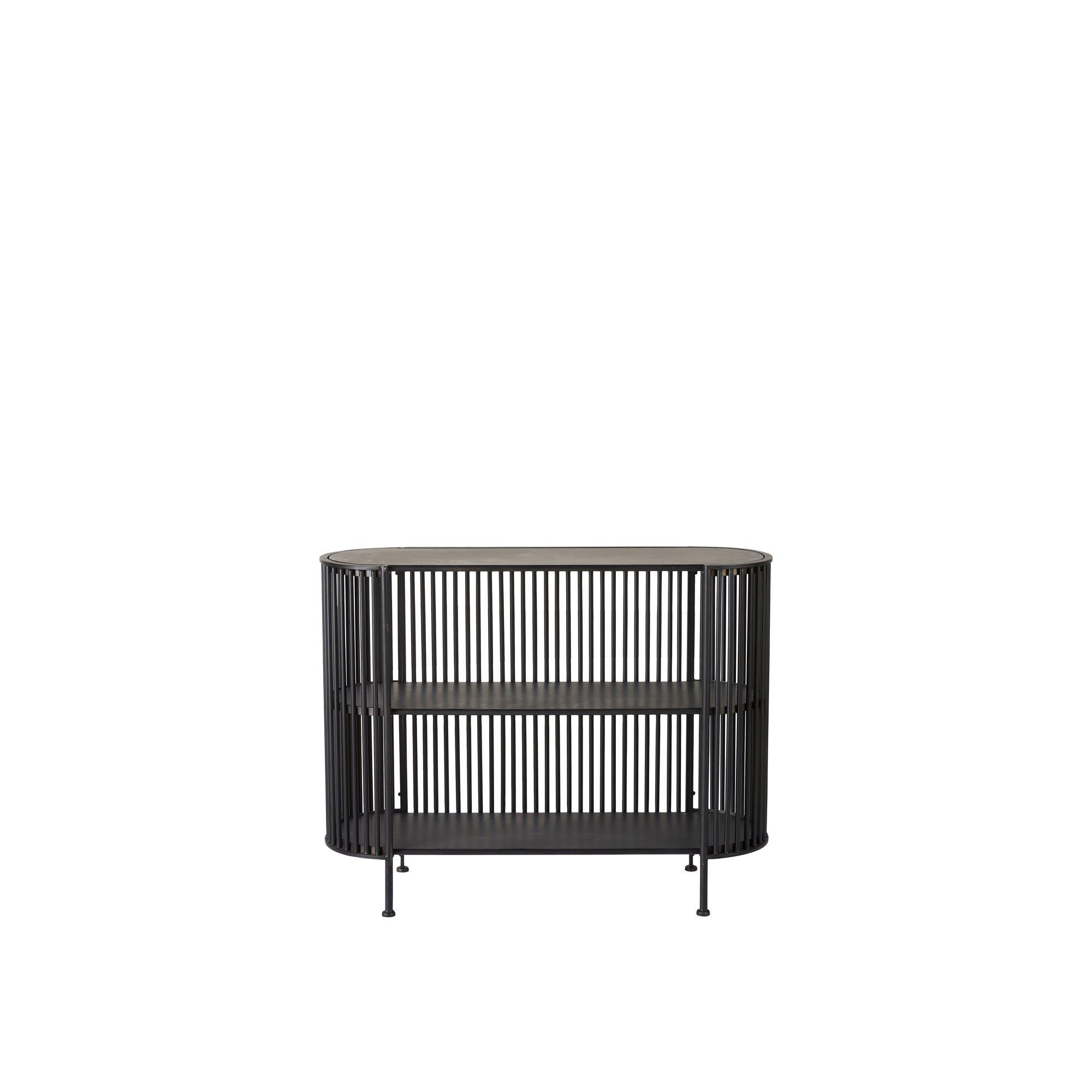 BRYSSEL Shelf Black - Black - 117x39x90cm