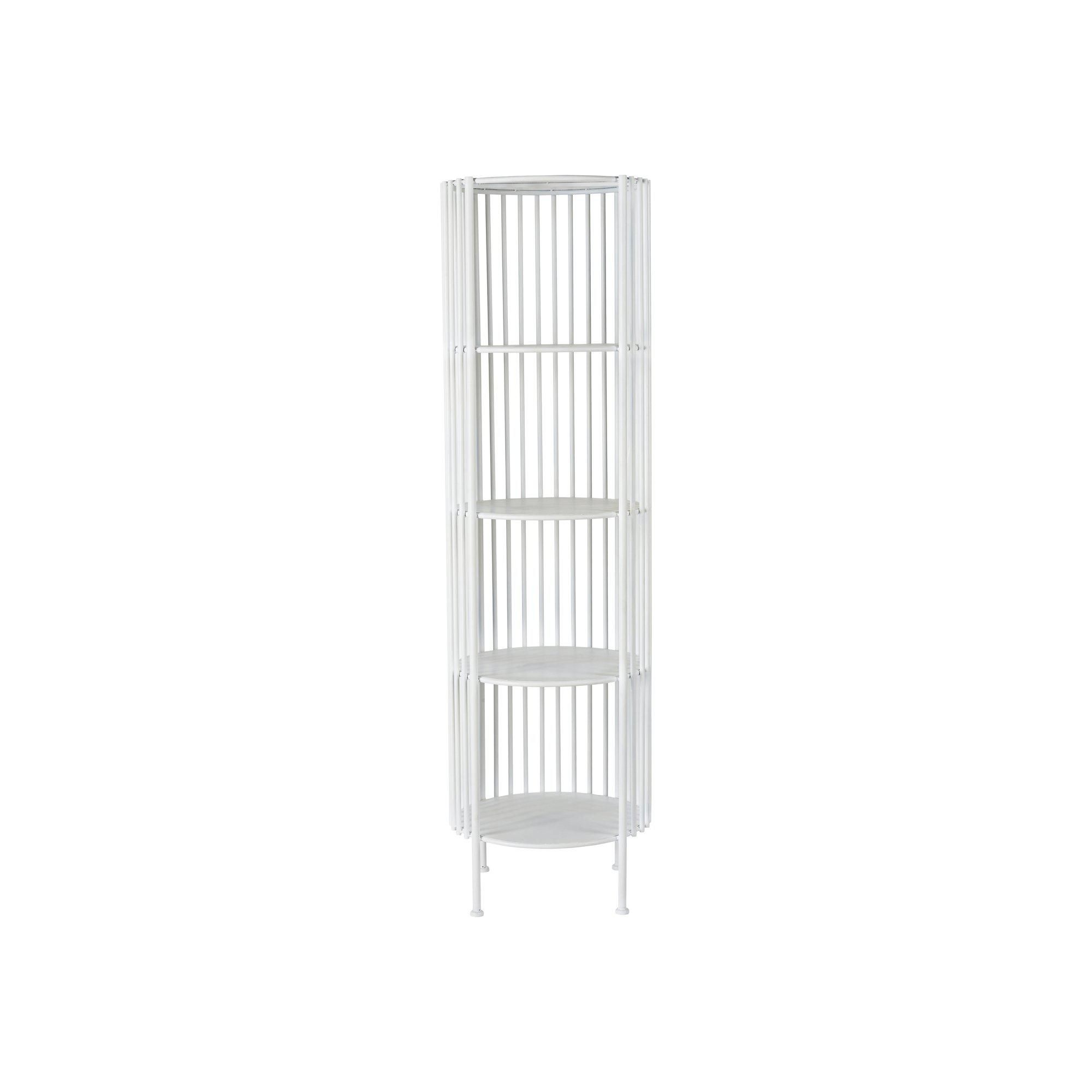 BRYSSEL Shelf White - White - 52x52x180cm