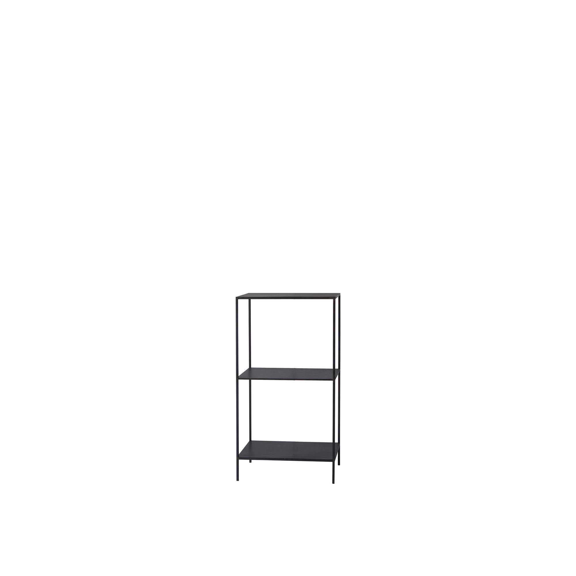 LISSABON Shelf Black - Black - 50x35x94cm