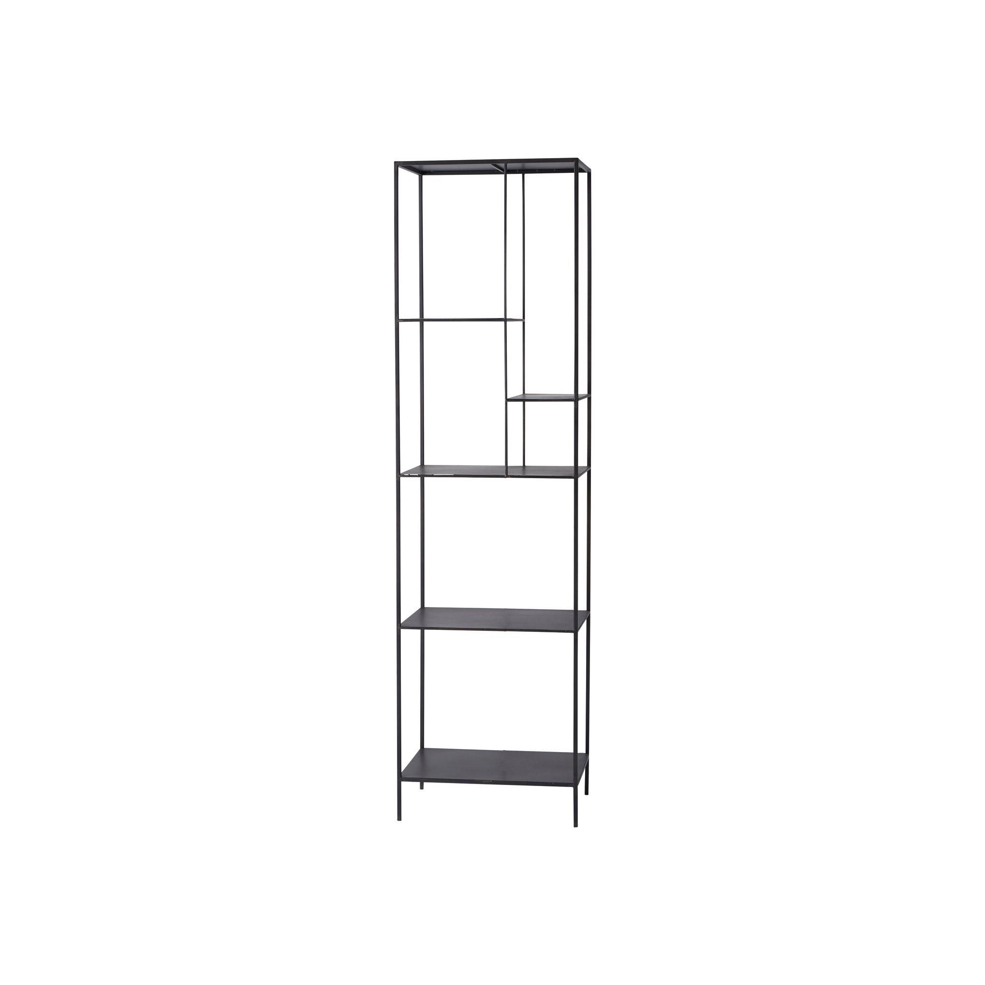 LISSABON Shelf Black - Black - 50x35x180cm